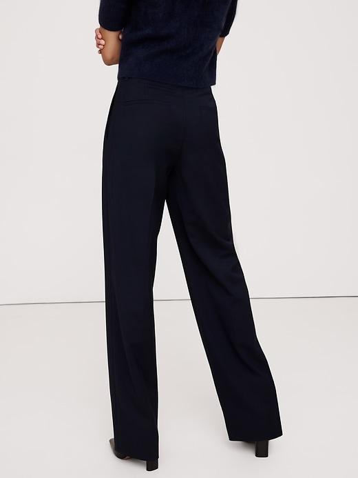 High-Rise Modern Straight Refined Pant Product Image