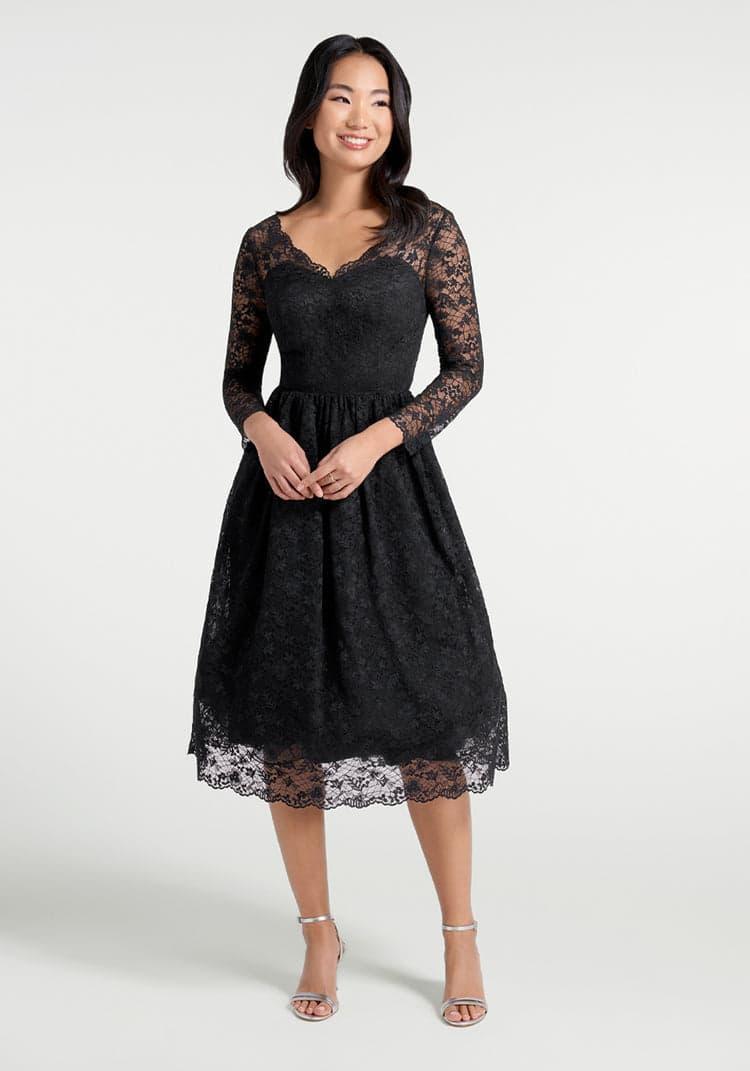 Dramatic Performance Lace Dress Product Image