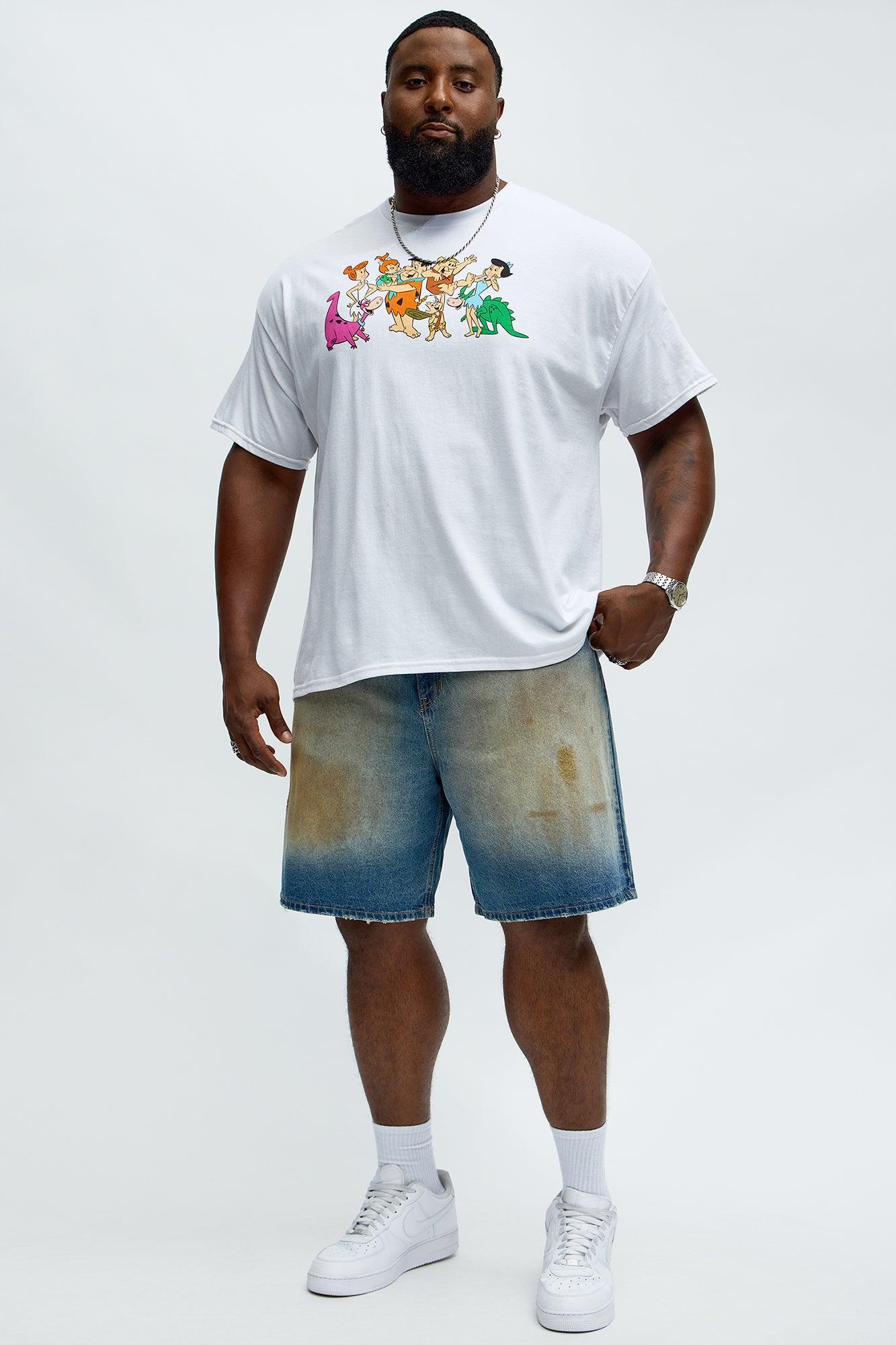 Meet The Flintstones Short Sleeve Tee - White Product Image