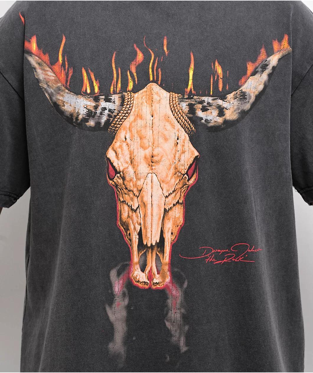 WWE Desert Rock Black Wash T-Shirt Product Image