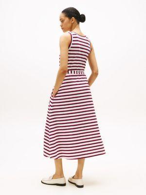 Sleeveless Stripe Maxi Dress Product Image