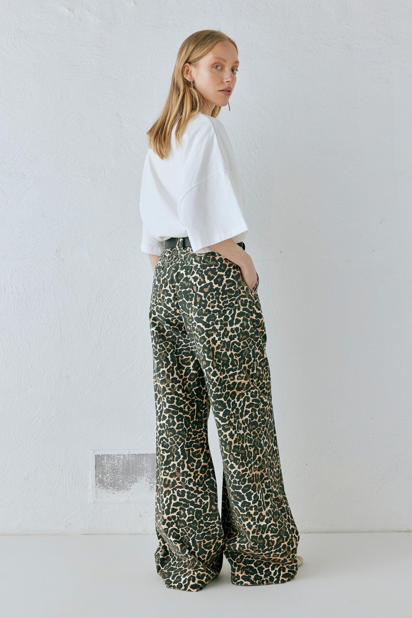 Zia Denim Jeans Leopard Product Image