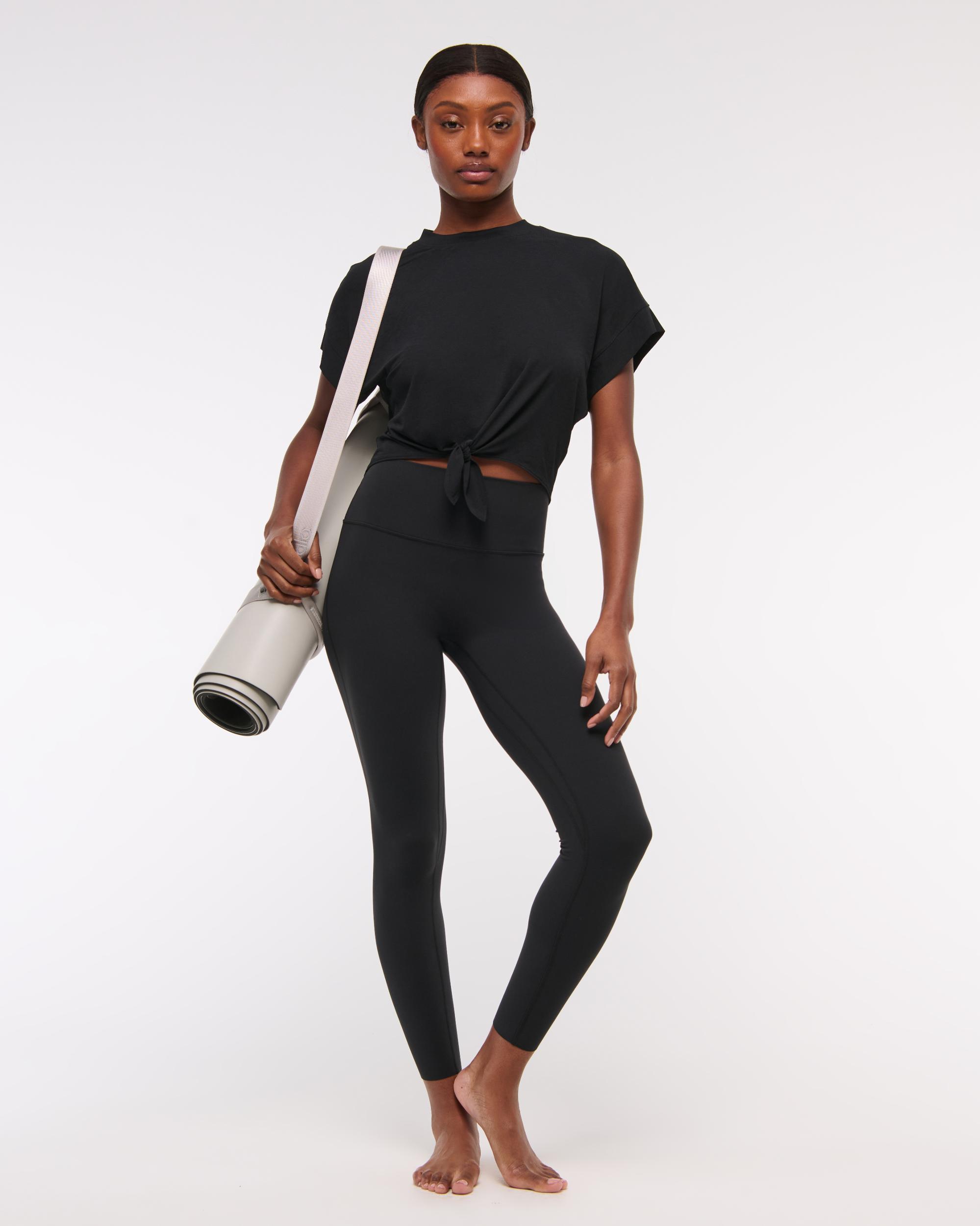 YPB Featherweight Tie-Front Tee Product Image