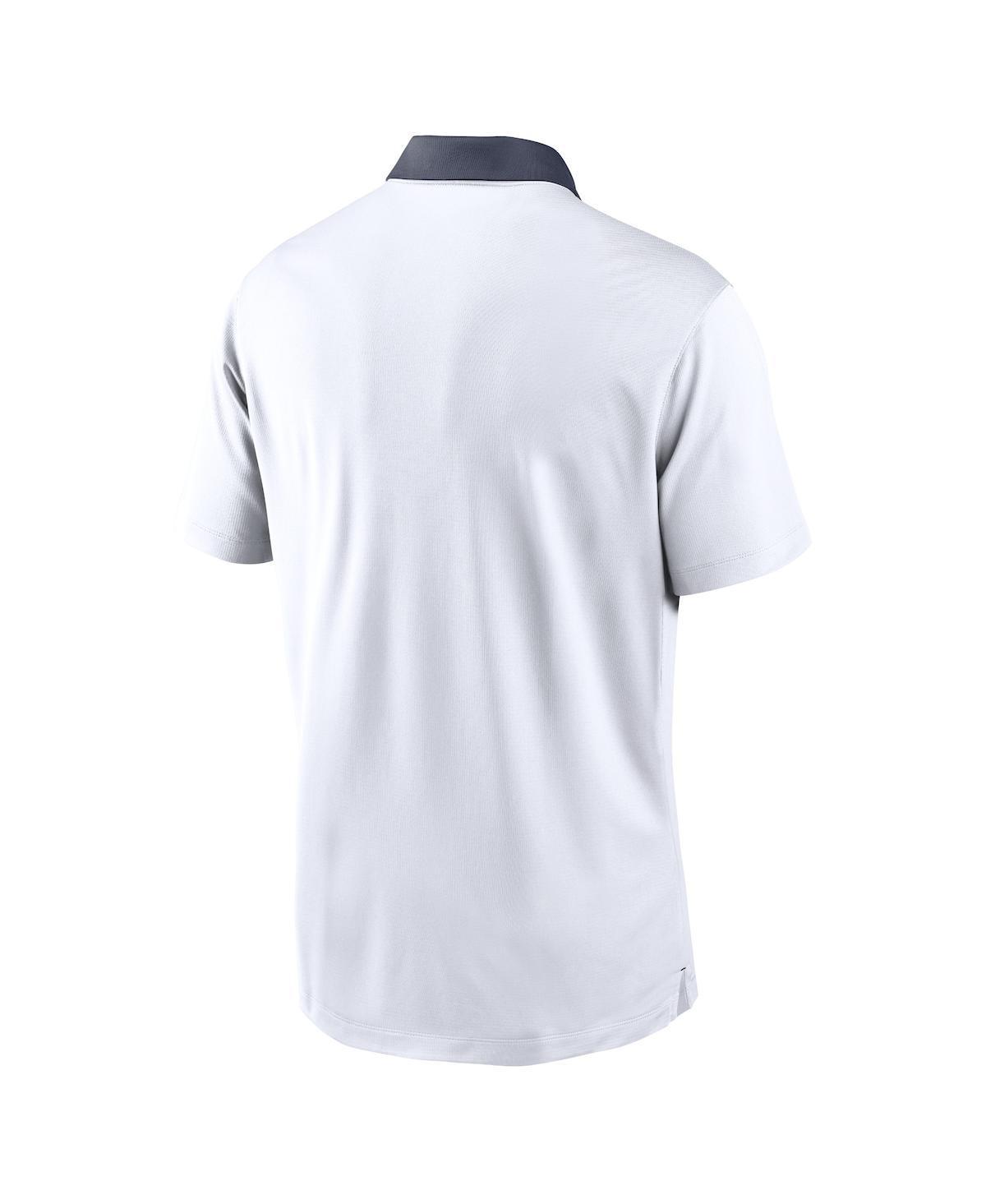 NIKE Men's  White New England Patriots Vapor Performance Polo Shirt Product Image