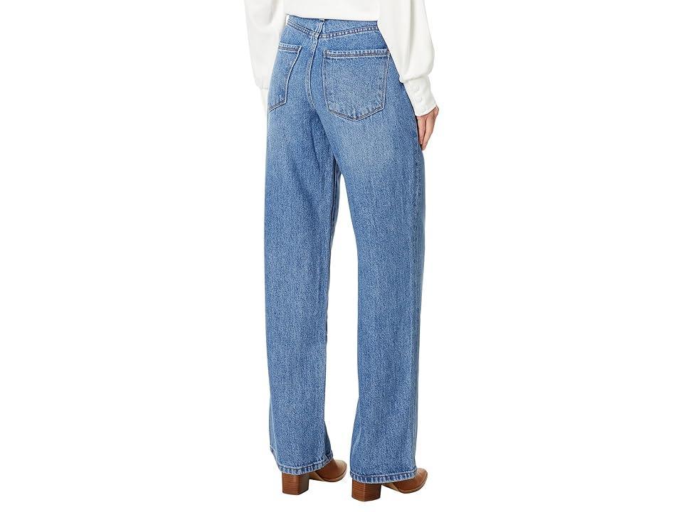 KUT from the Kloth Jodi - Wide Leg Pants W/ Hidden Button Fly (Medium Wash) Women's Jeans Product Image