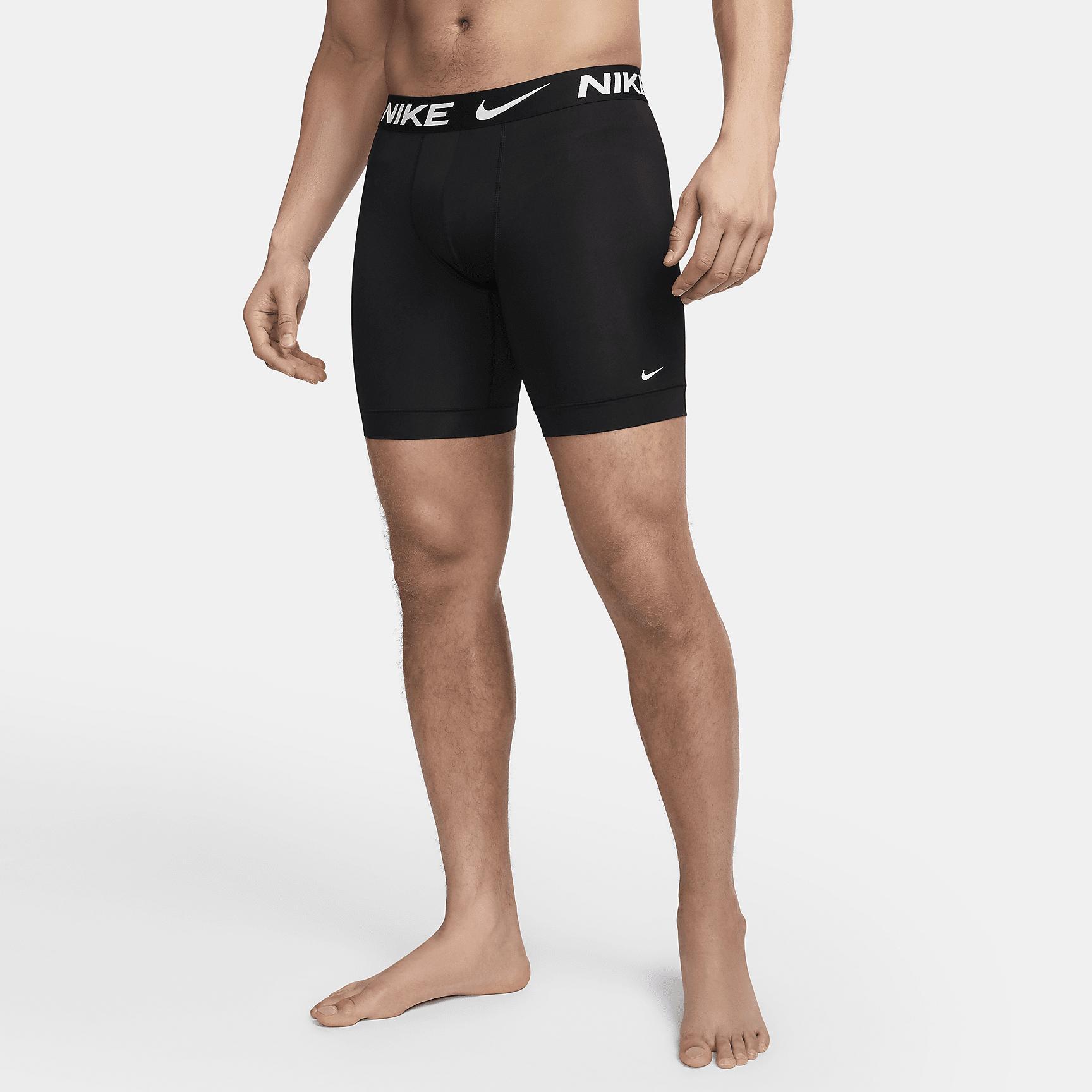 Nike Mens Dri-FIT Essential Micro Long Boxer Briefs (3-Pack) | KE1158-001 Product Image