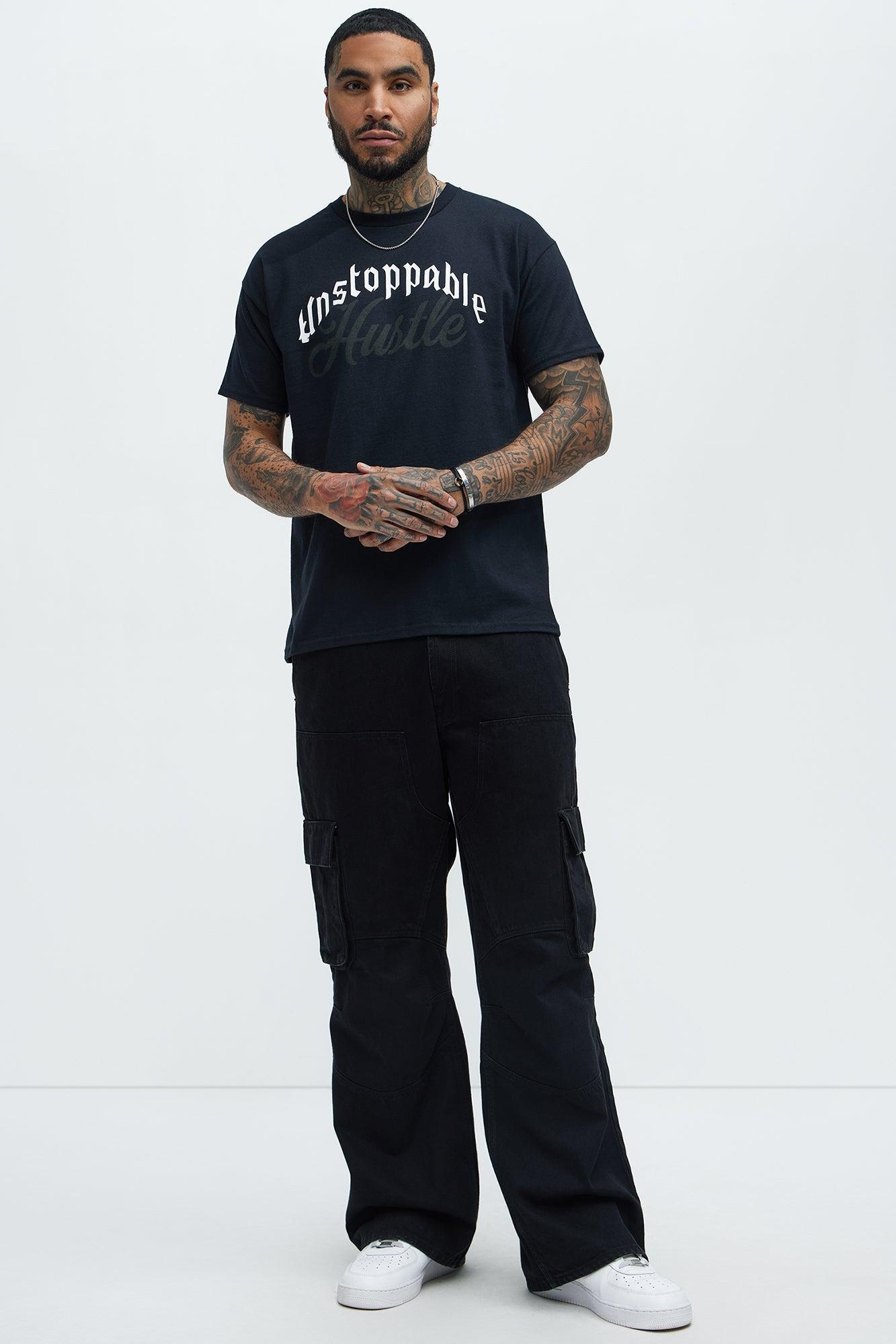 Unstoppable Hustle Short Sleeve Tee - Black Product Image