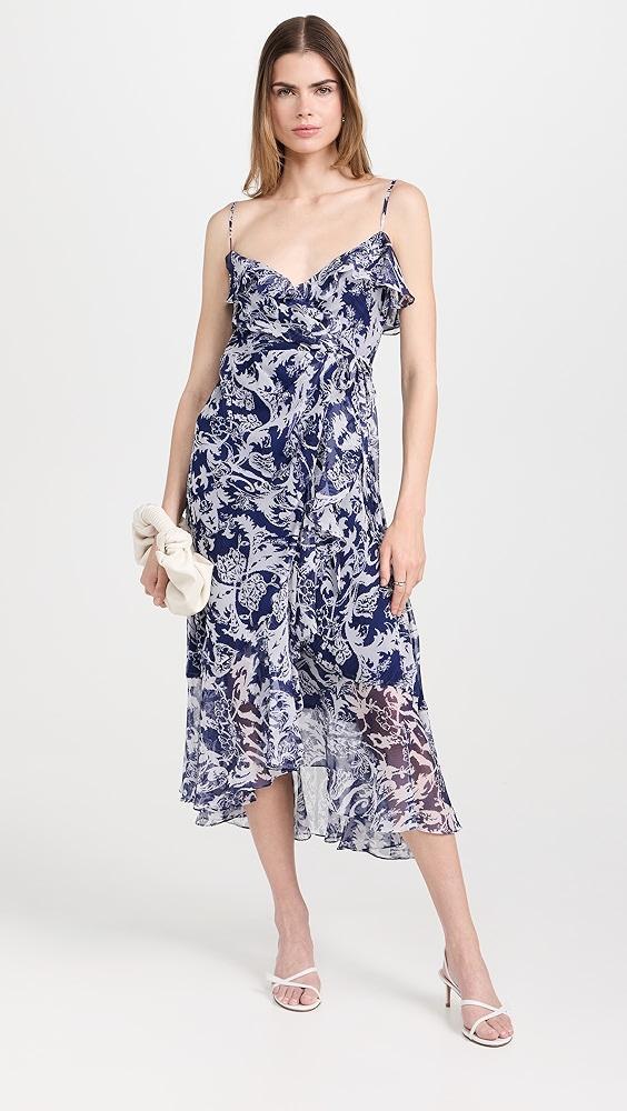 Prabal Gurung Ruffle Hem Wrap Dress | Shopbop Product Image