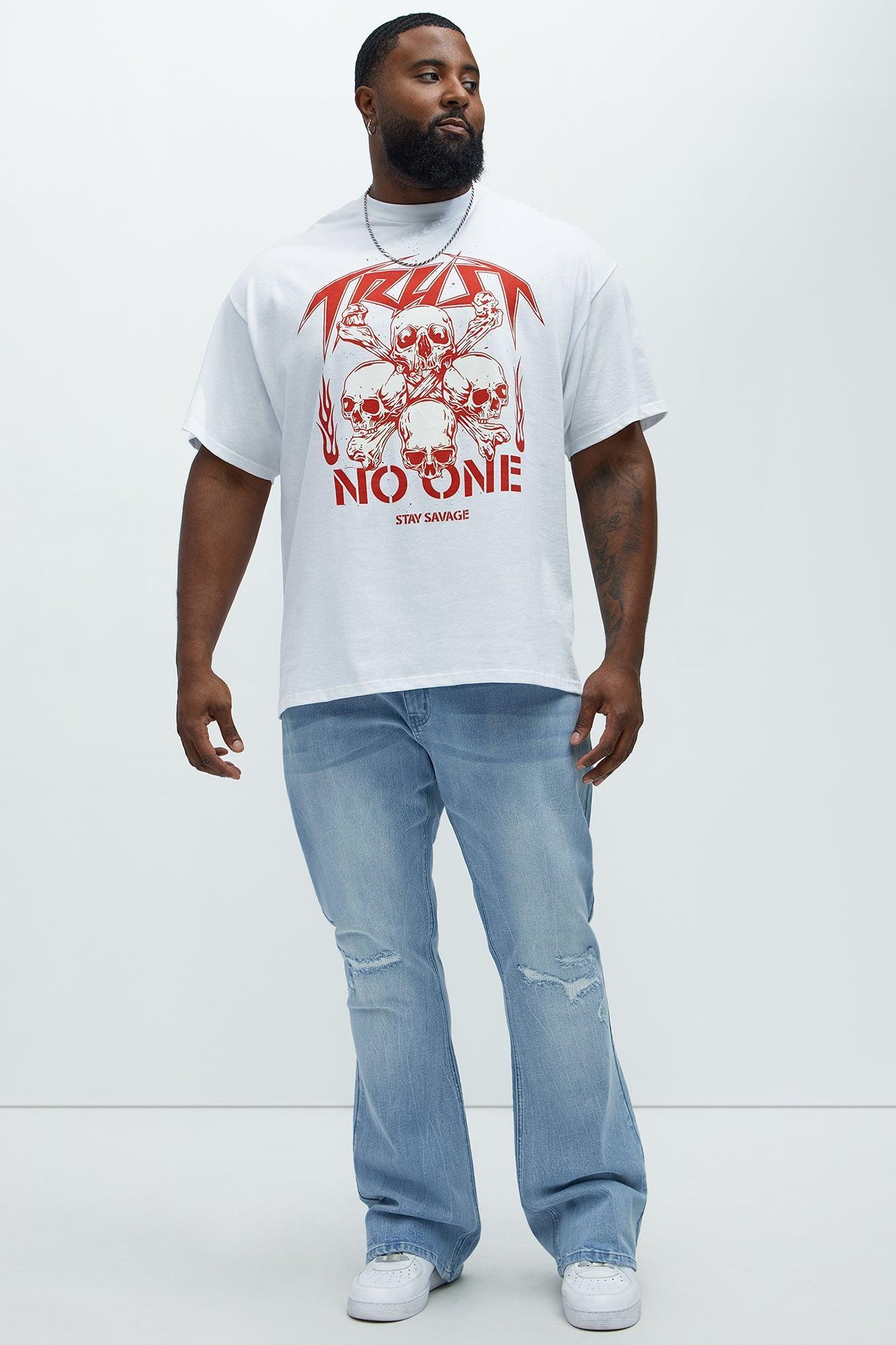 Stay Savage Short Sleeve Tee - White Product Image