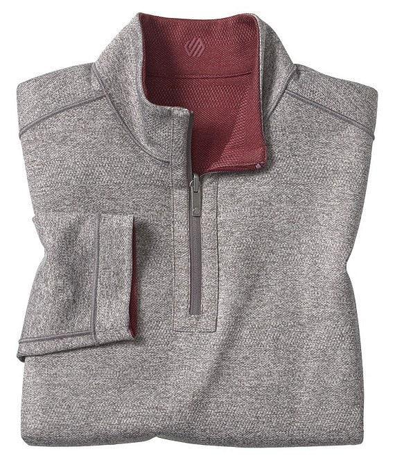 Johnston & Murphy XC4 Performance Stretch Reversible Quarter-Zip Pullover Product Image