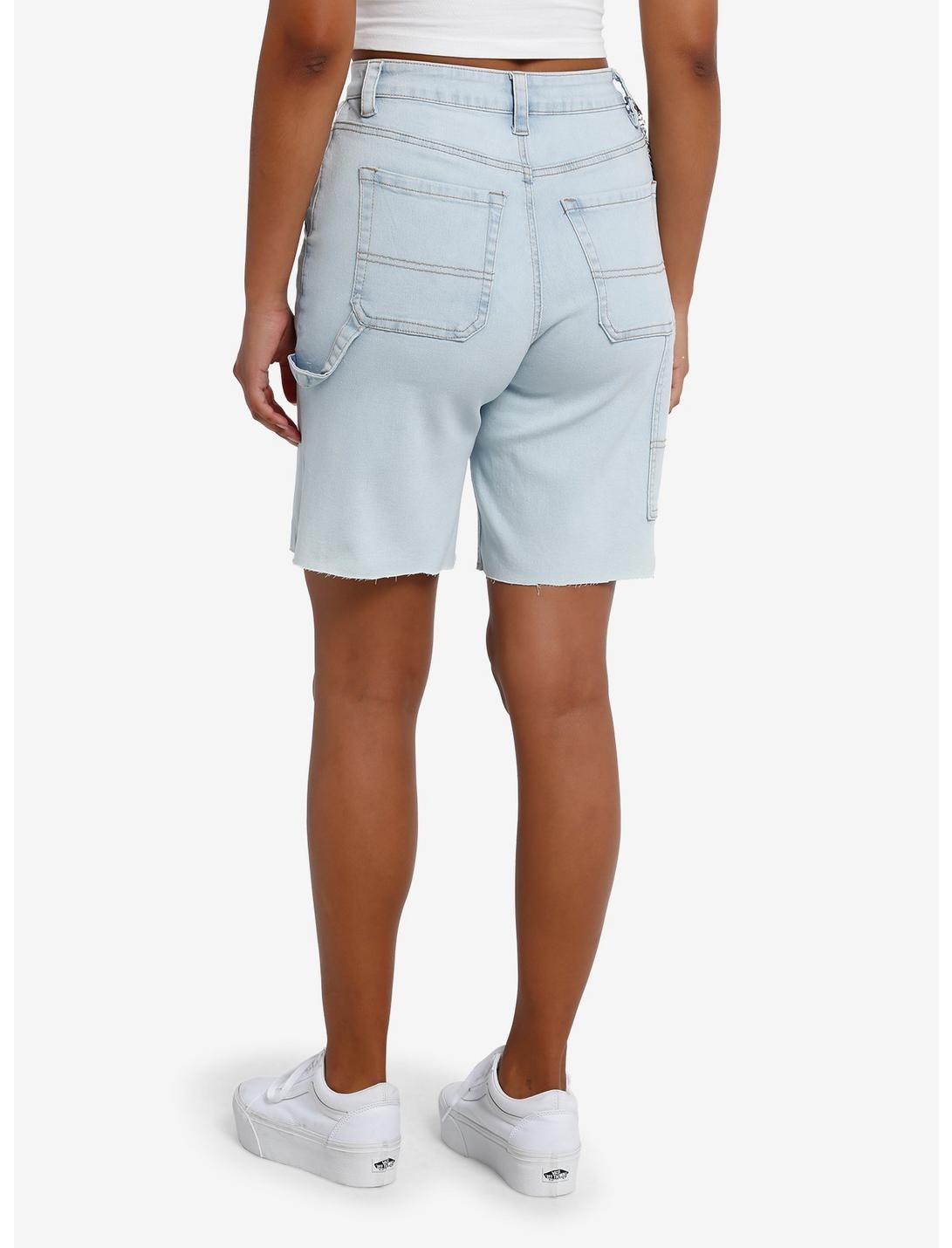 Light Indigo Side Chain Dad Shorts Product Image