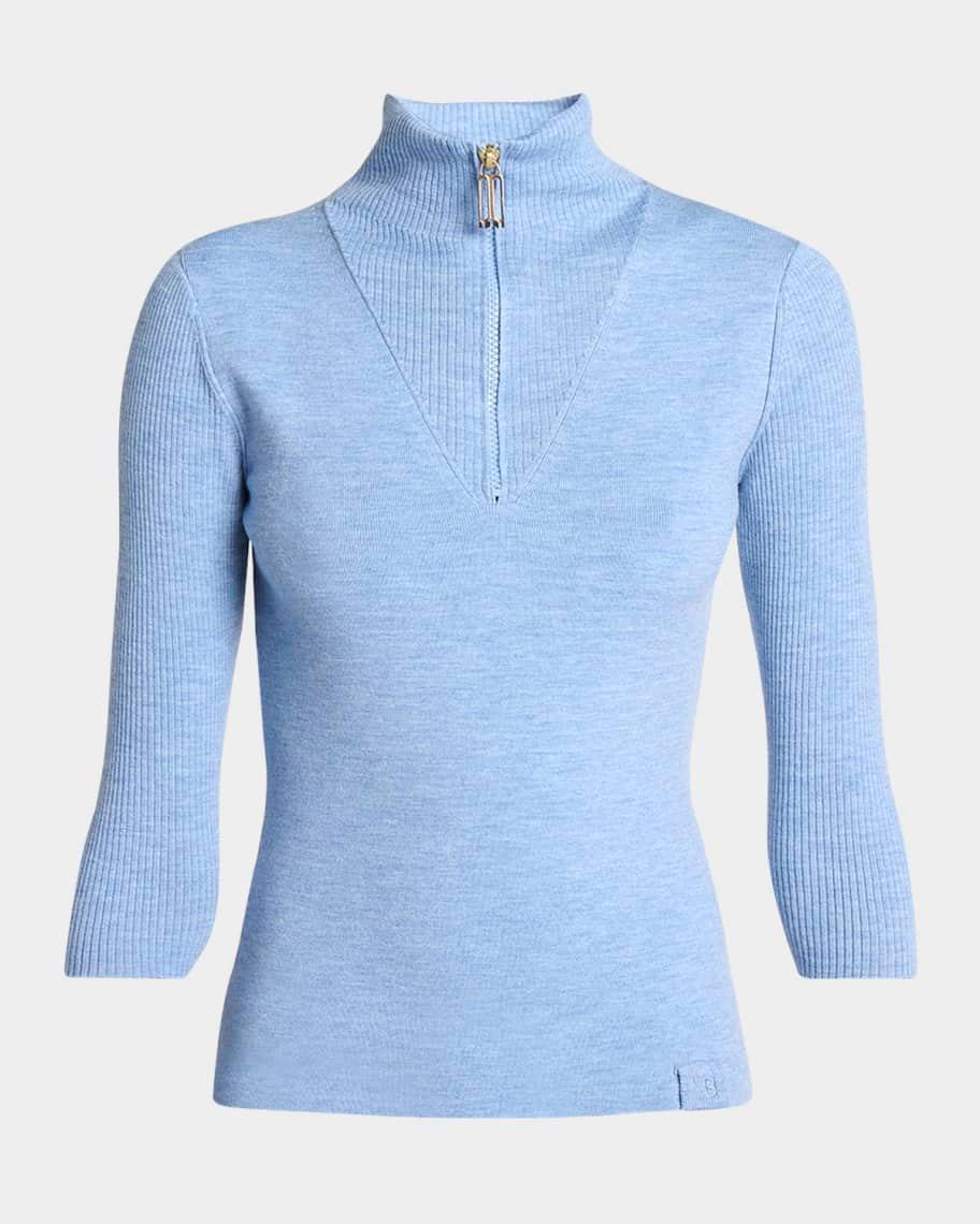 Half Zip Wool Top Product Image