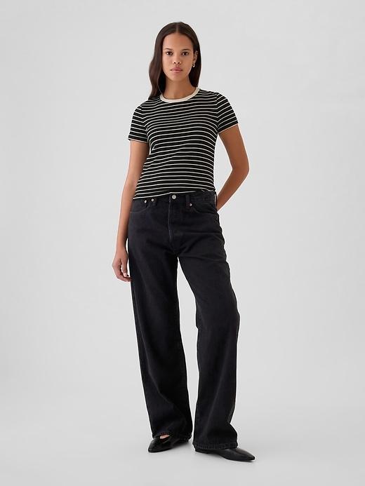 Modern Rib Cropped T-Shirt Product Image