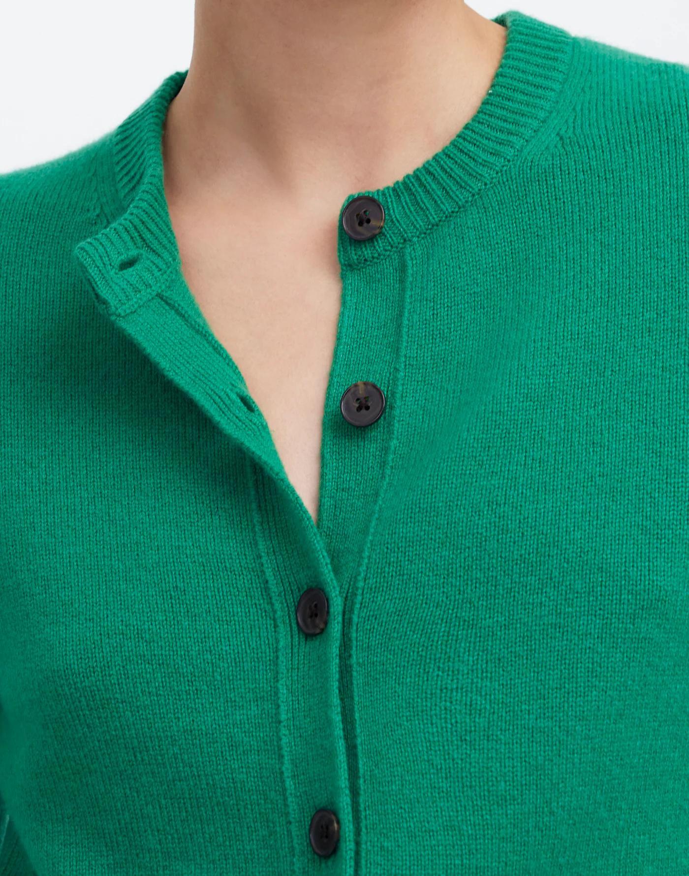 Cashmere Button-Front Cardigan Sweater Product Image