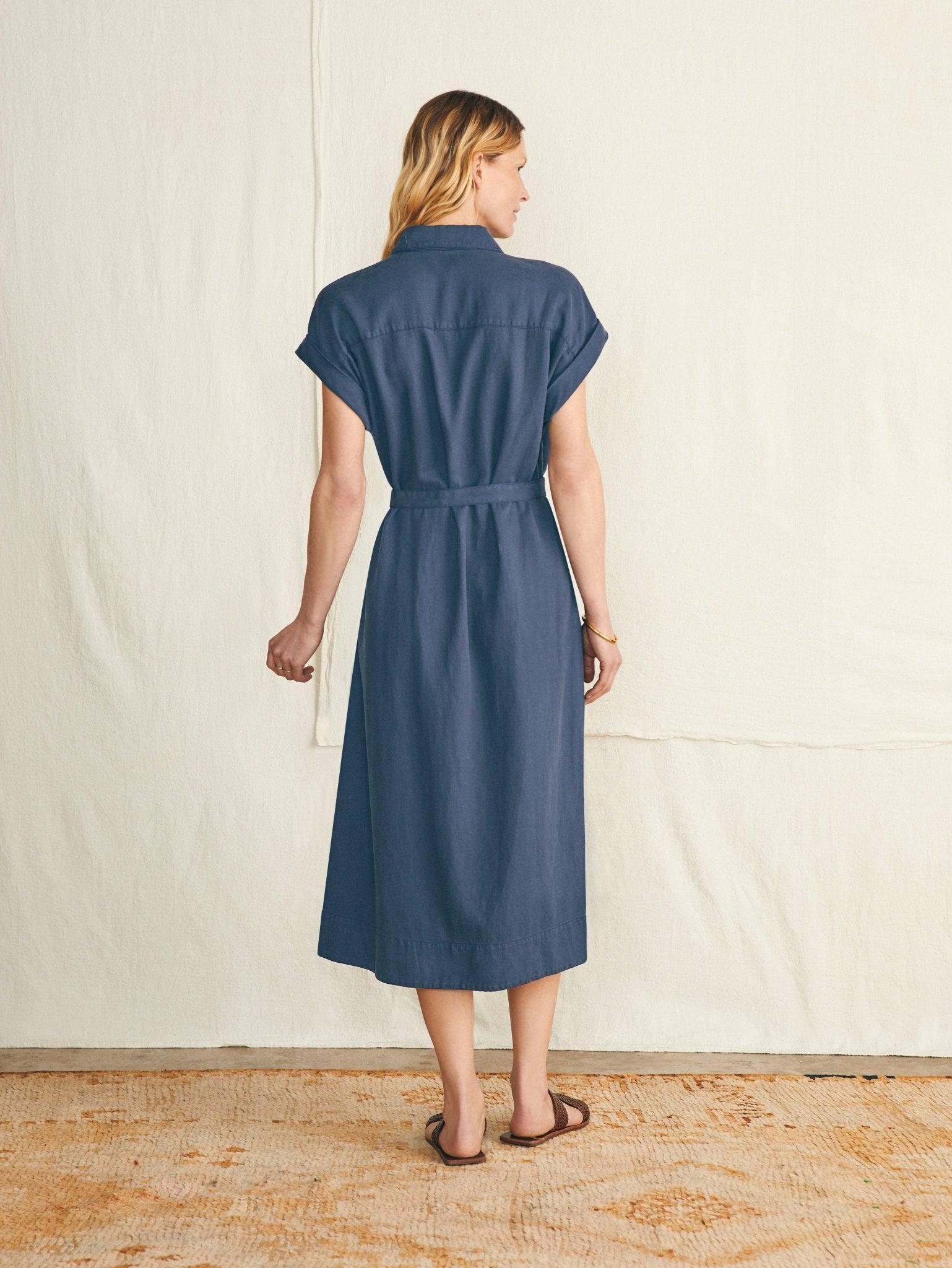 Arlie Shirtdress - Navy Blazer Female Product Image