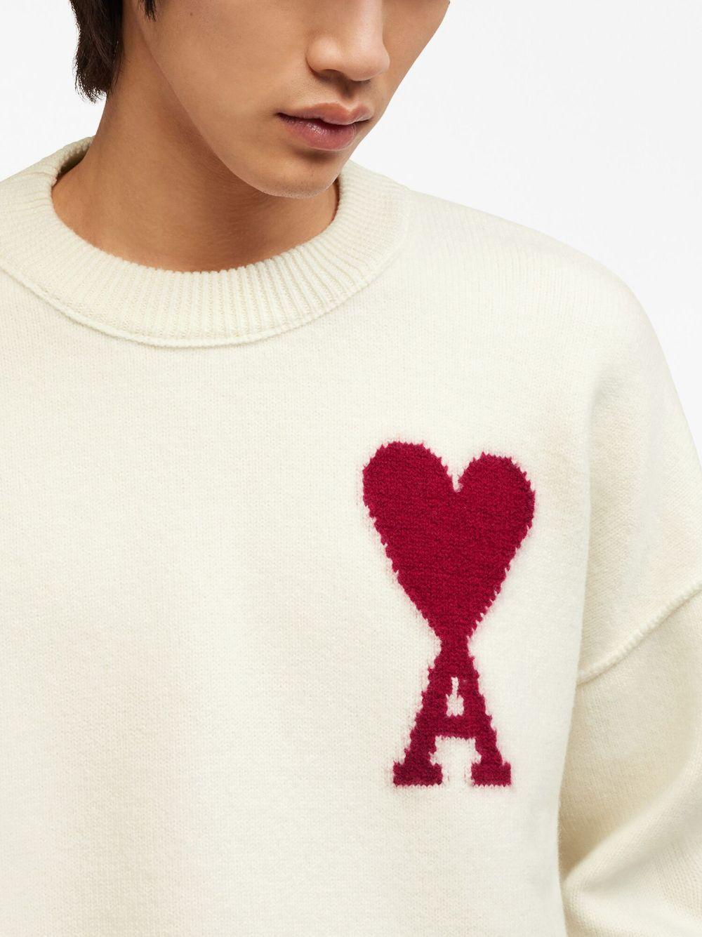 intarsia-knit wool sweater Product Image