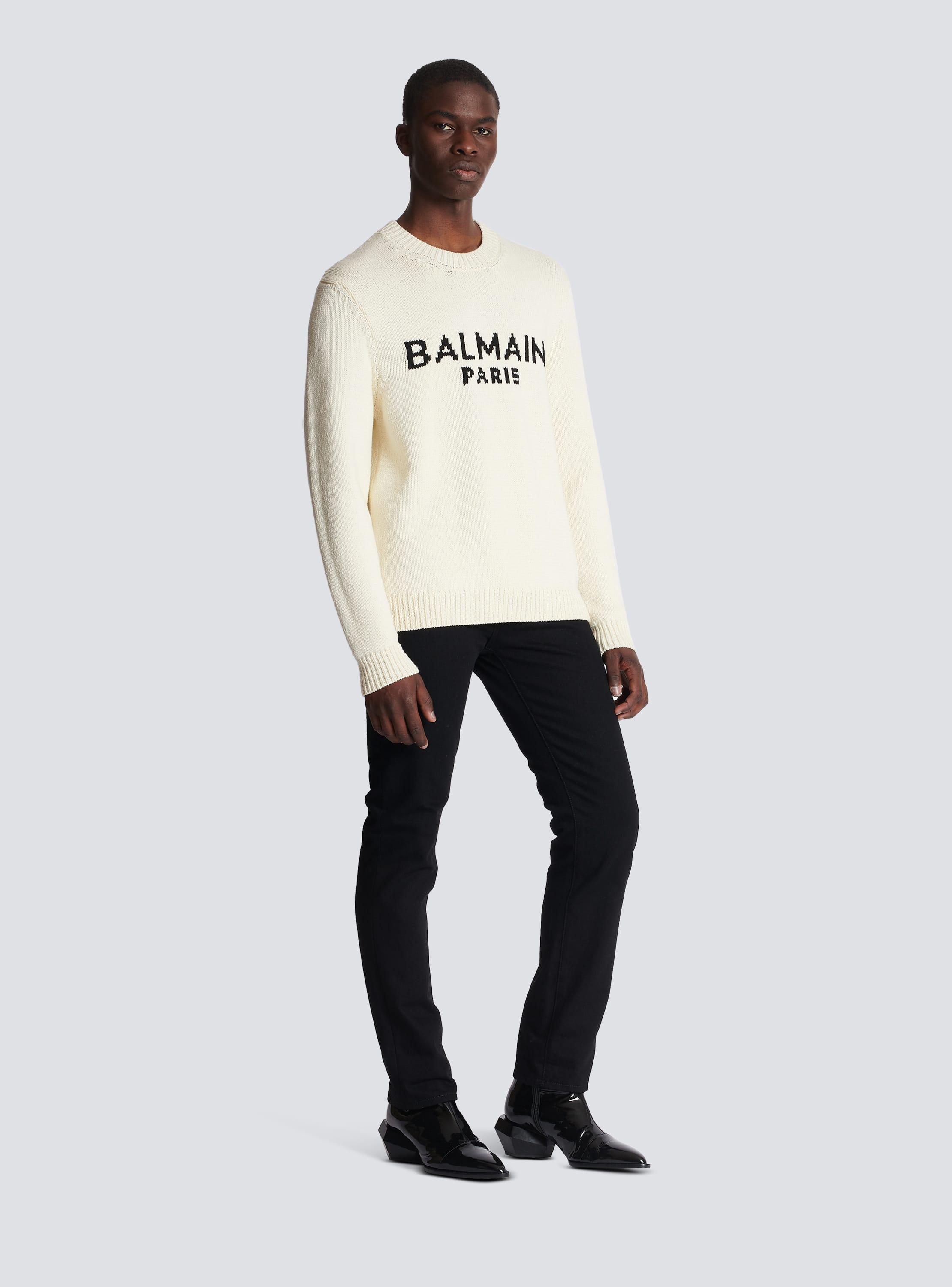 Balmain merino knit jumper Product Image