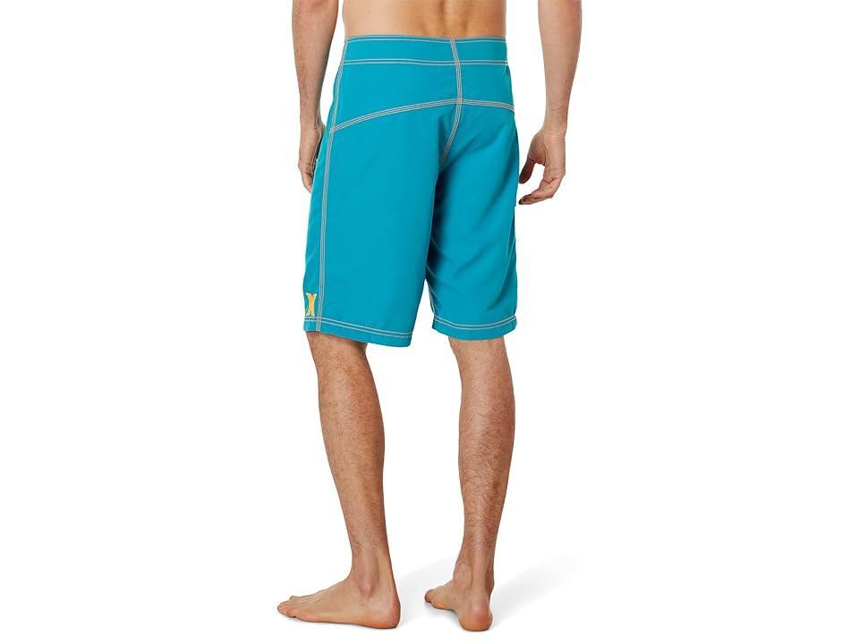 Hurley One Only Boardshort 22 (Electric Teal/Neon Orange) Men's Swimwear Product Image