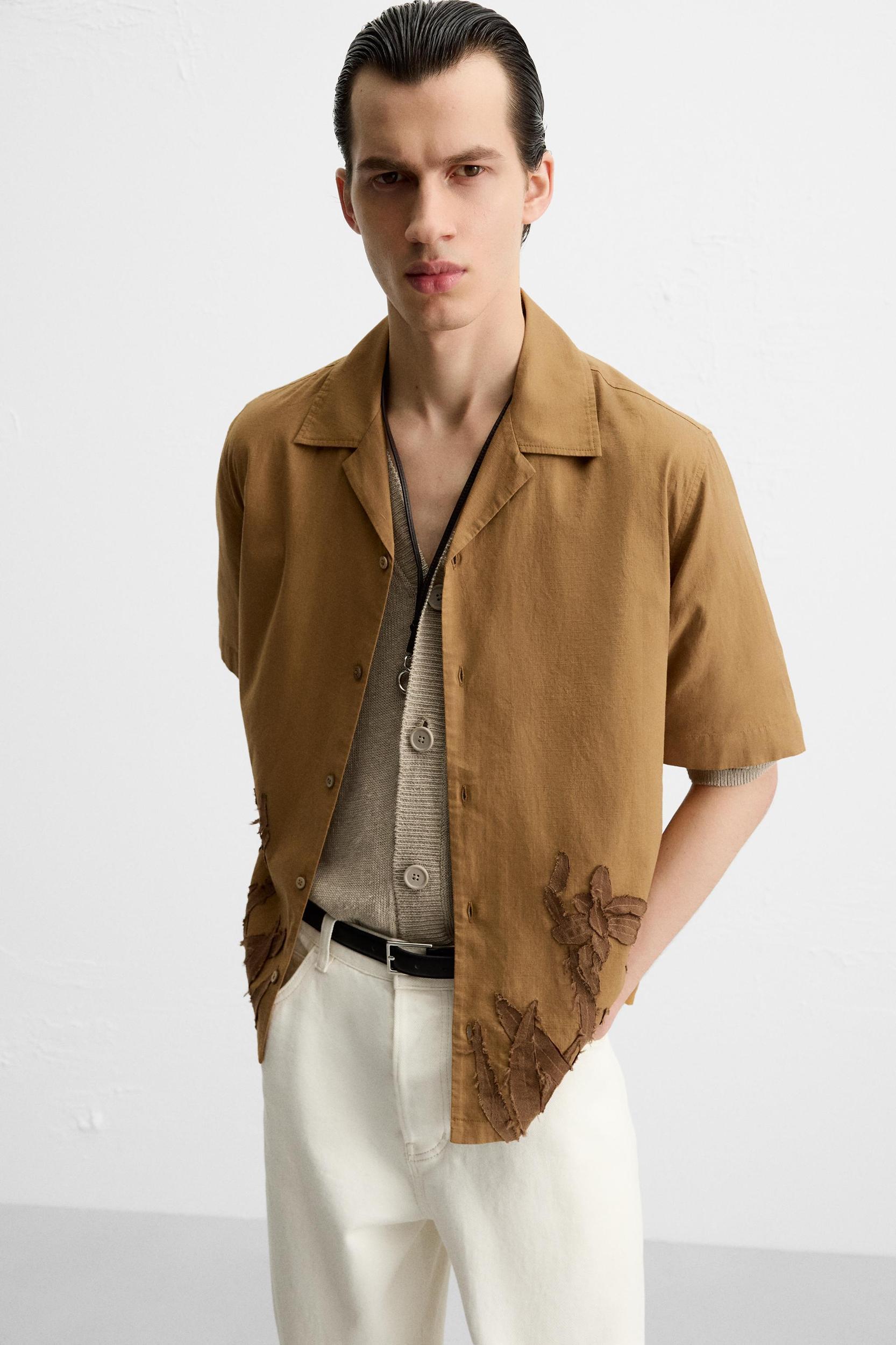TEXTURED RELAXED FIT SHIRT Product Image