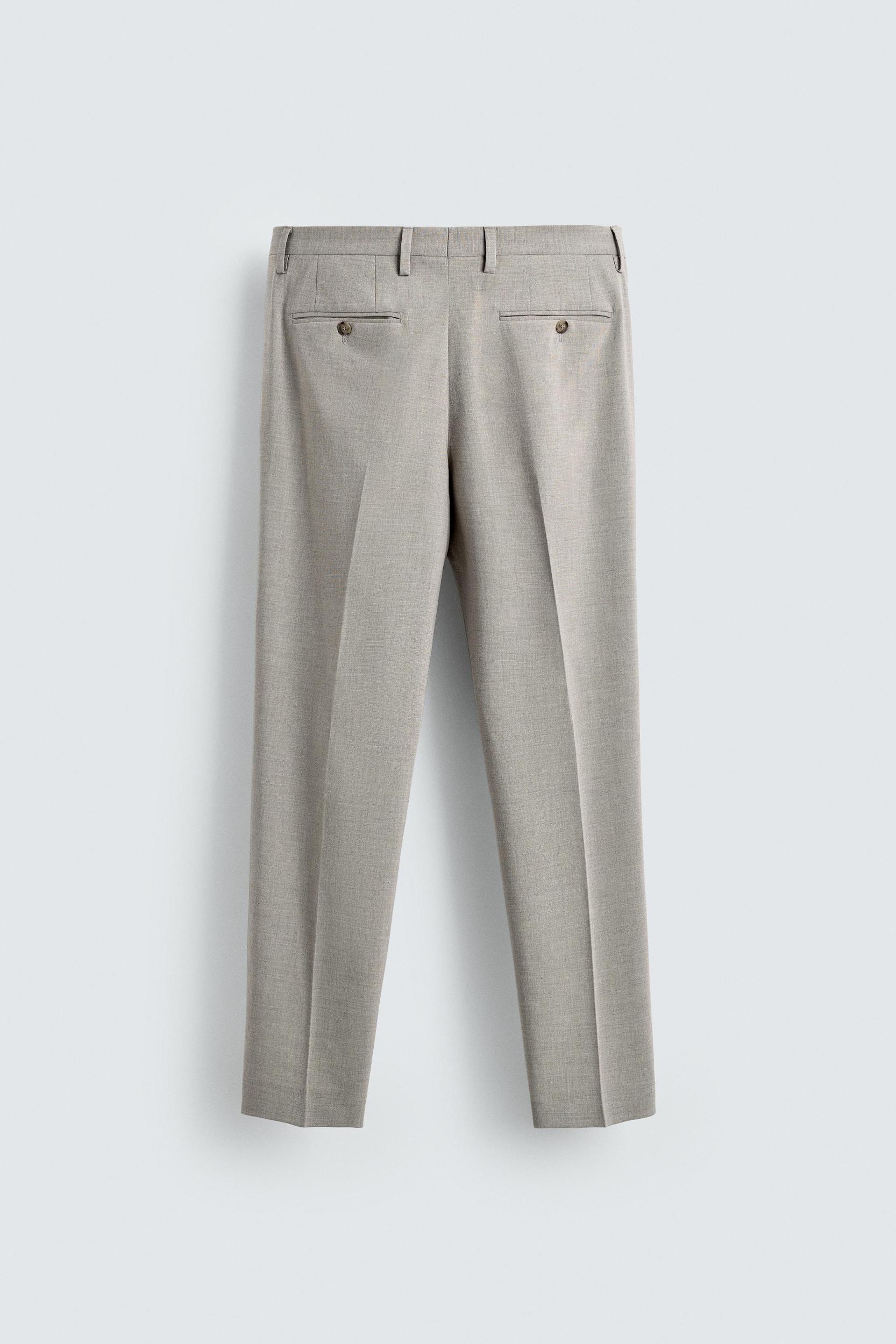 TEXTURED SUIT PANTS Product Image