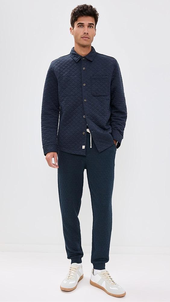 Marine Layer Corbet Quilted Joggers | Shopbop Product Image