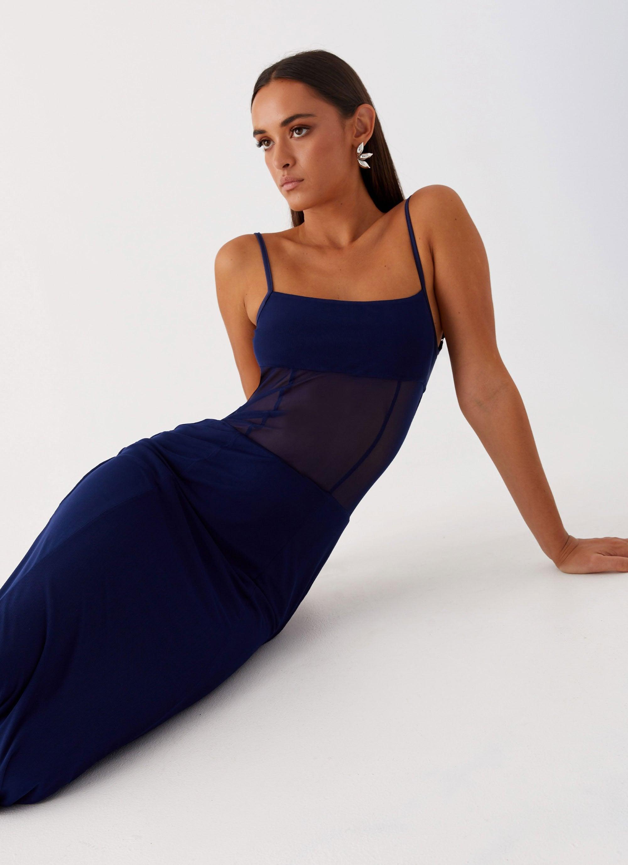 Miranda Maxi Dress - Navy Product Image