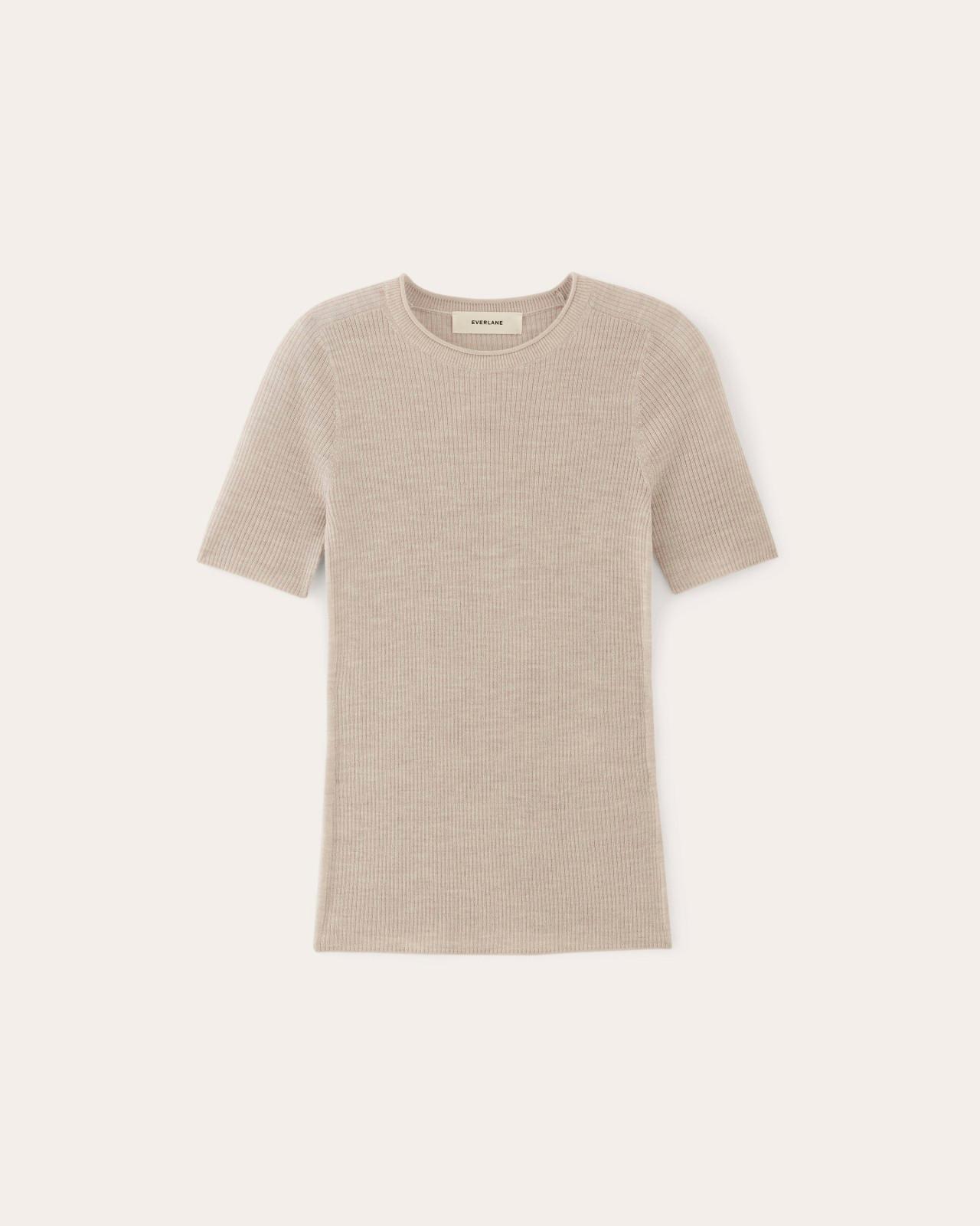 Womens Sweater T-Shirt in Ultrasoft Merino by Everlane Product Image