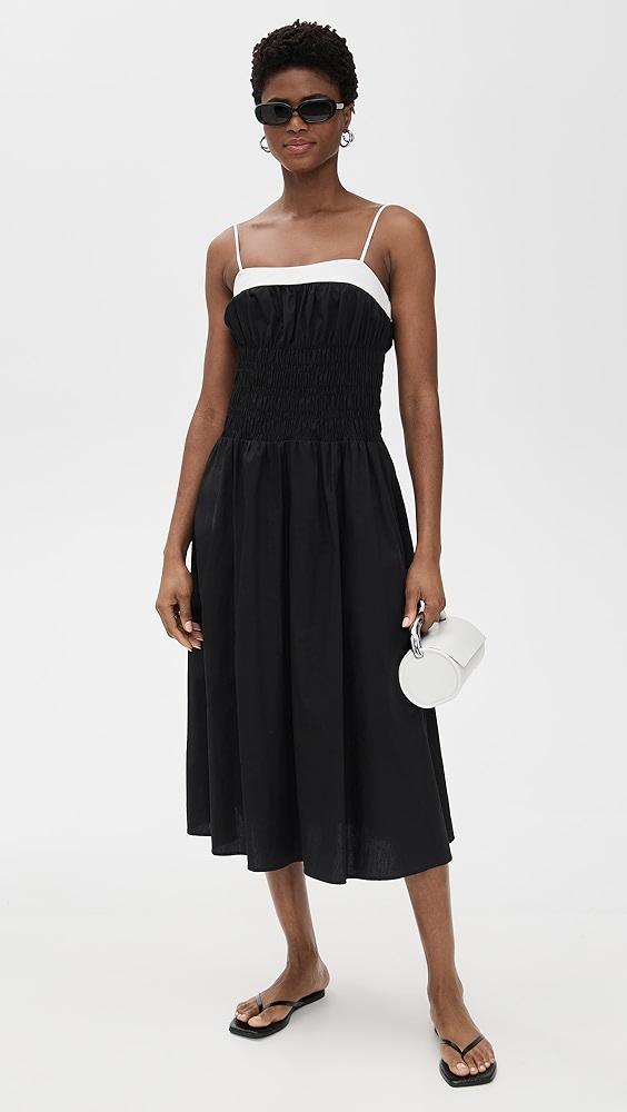 Moon River Smocked Midi Dress | Shopbop Product Image