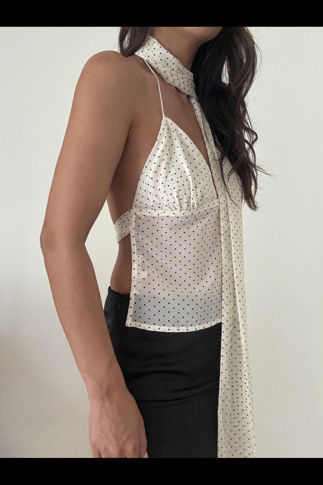 Polkadot Halter Top Product Image