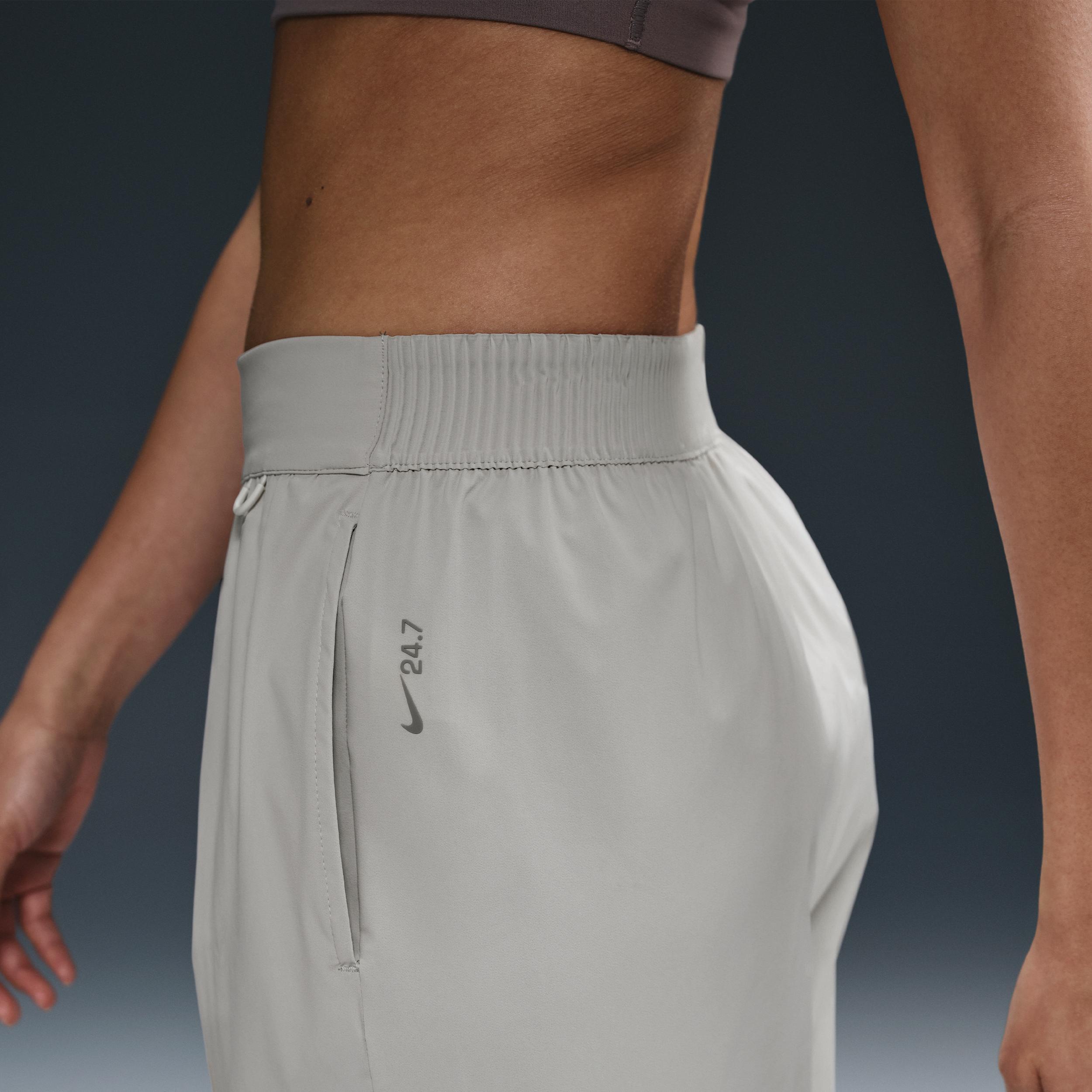 Nike Womens 24.7 PerfectStretch Dri-FIT High-Waisted Loose Wide-Leg Pants | HM8389-104 Product Image