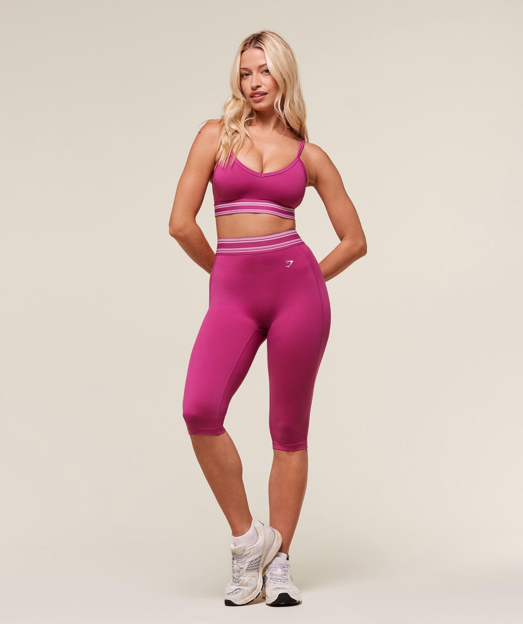 Gymshark Retro Sports Bra - Winning Pink Female Product Image