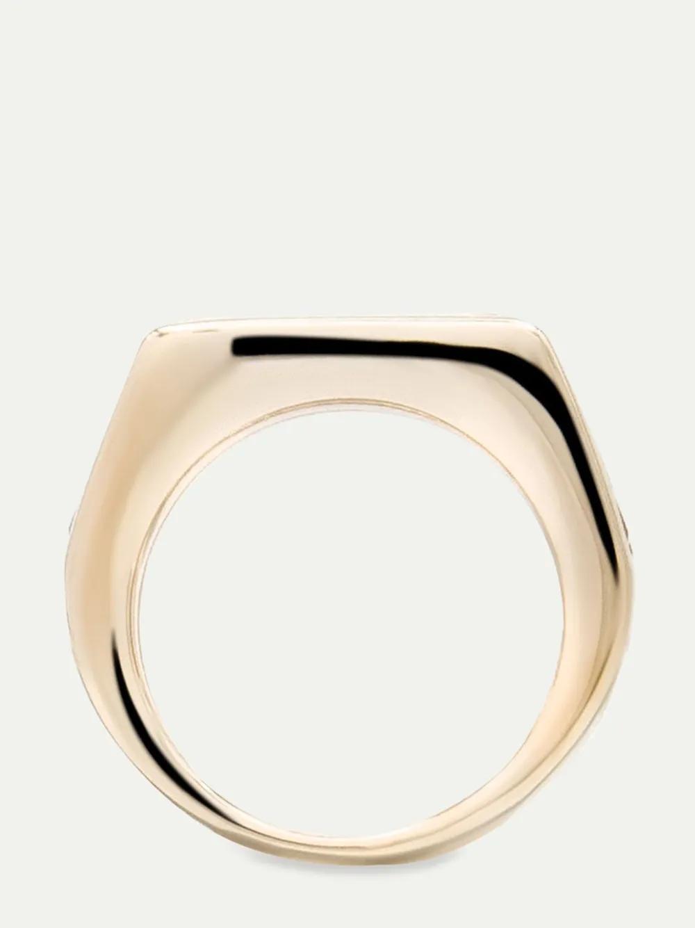 BY PARIAH Pinky Ring In Gold Product Image