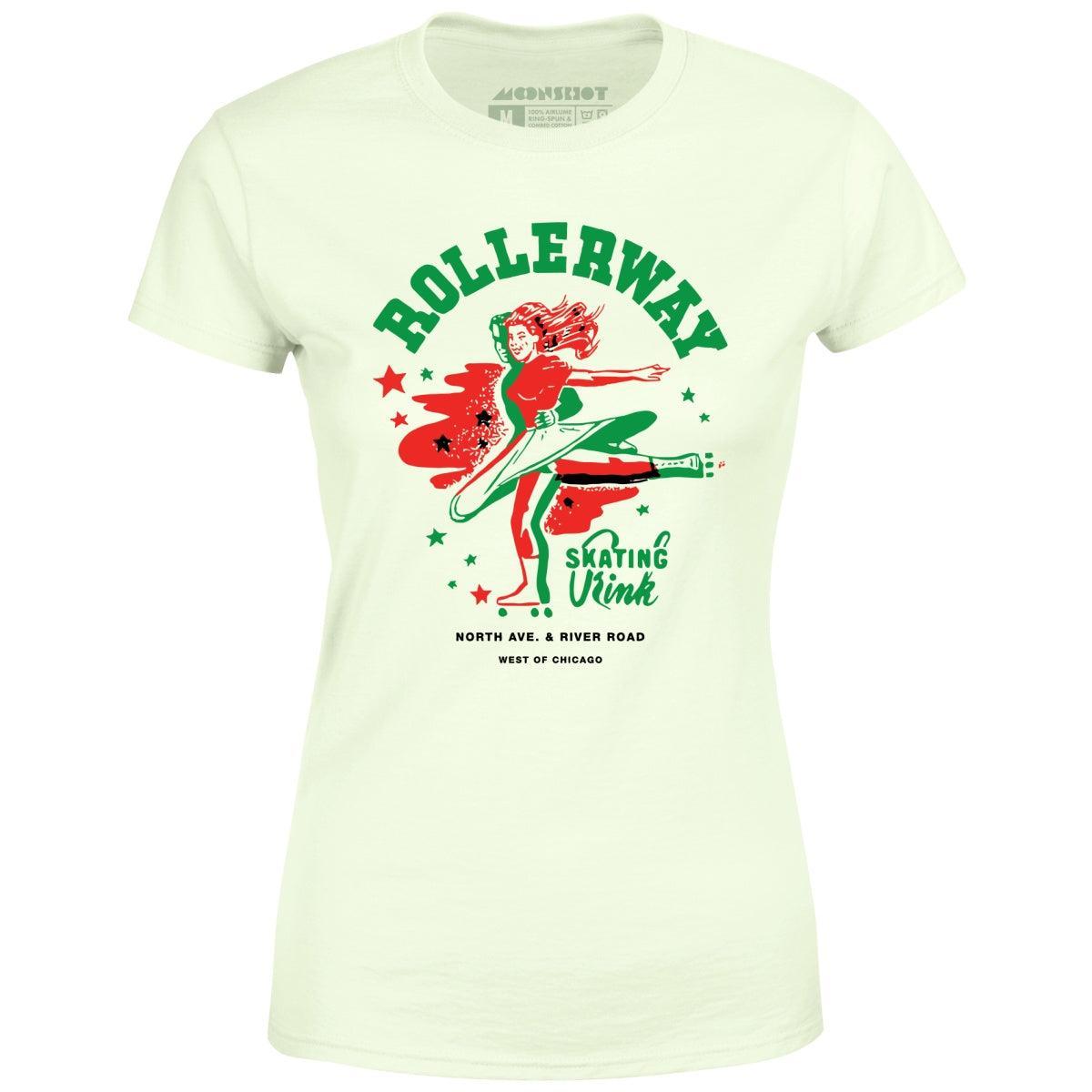 Rollerway - Chicago, IL - Vintage Roller Rink - Women's T-Shirt Female Product Image