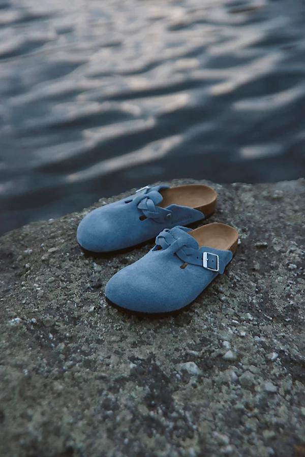 Birkenstock Womens Boston Braided Suede Clog Womens at Urban Outfitters Product Image