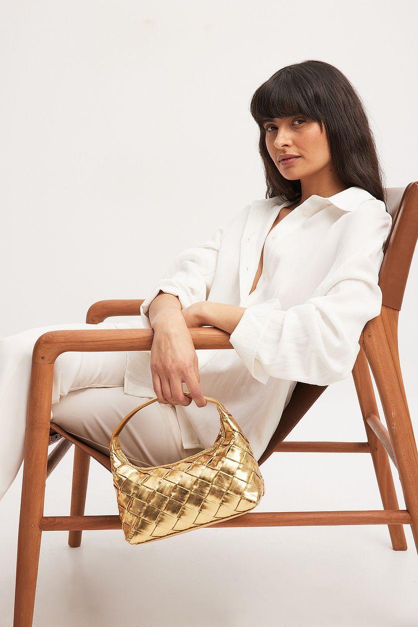 Small Woven Triangular Bag Product Image