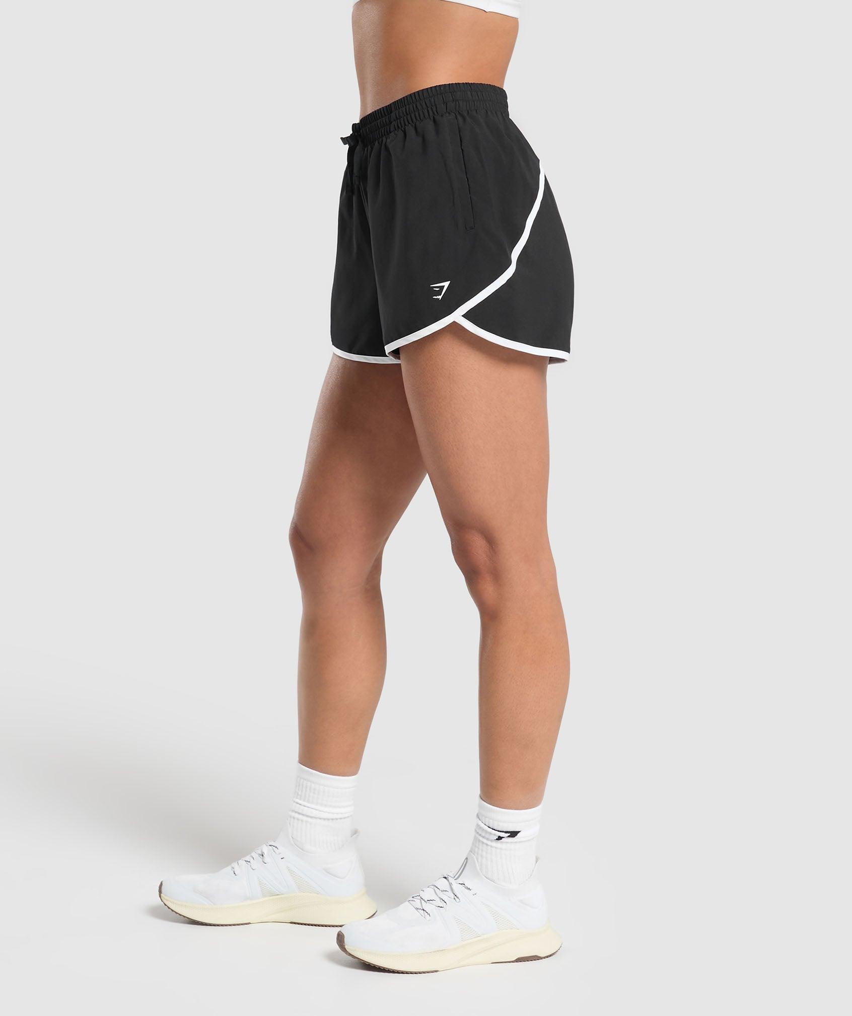 Gymshark Training Contrast Loose Shorts 2.5" - Black Female Product Image