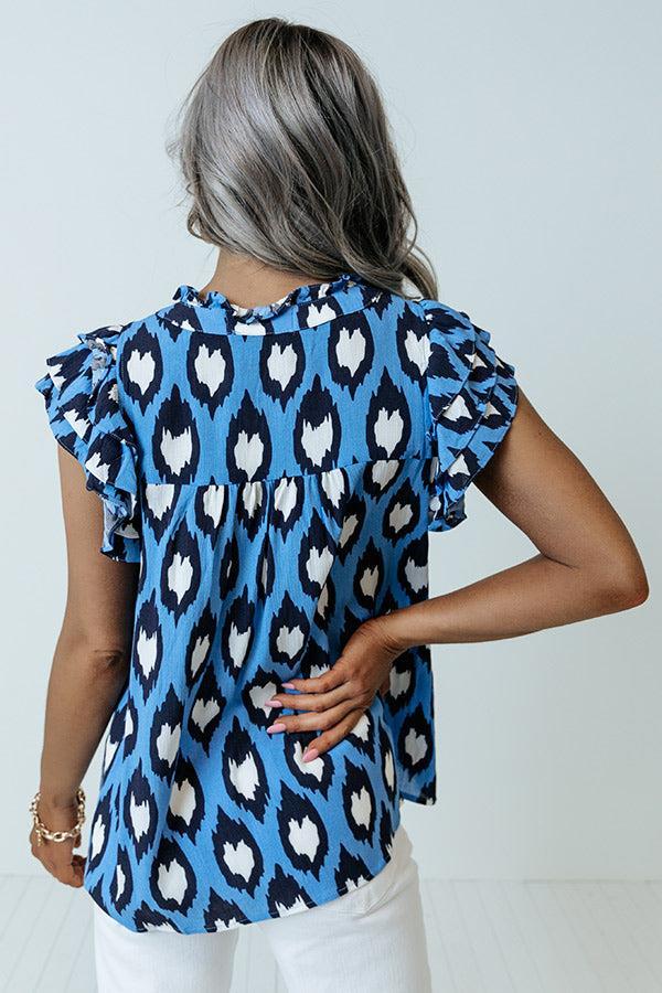 Chic And Charming Embroidered Shift Top Product Image