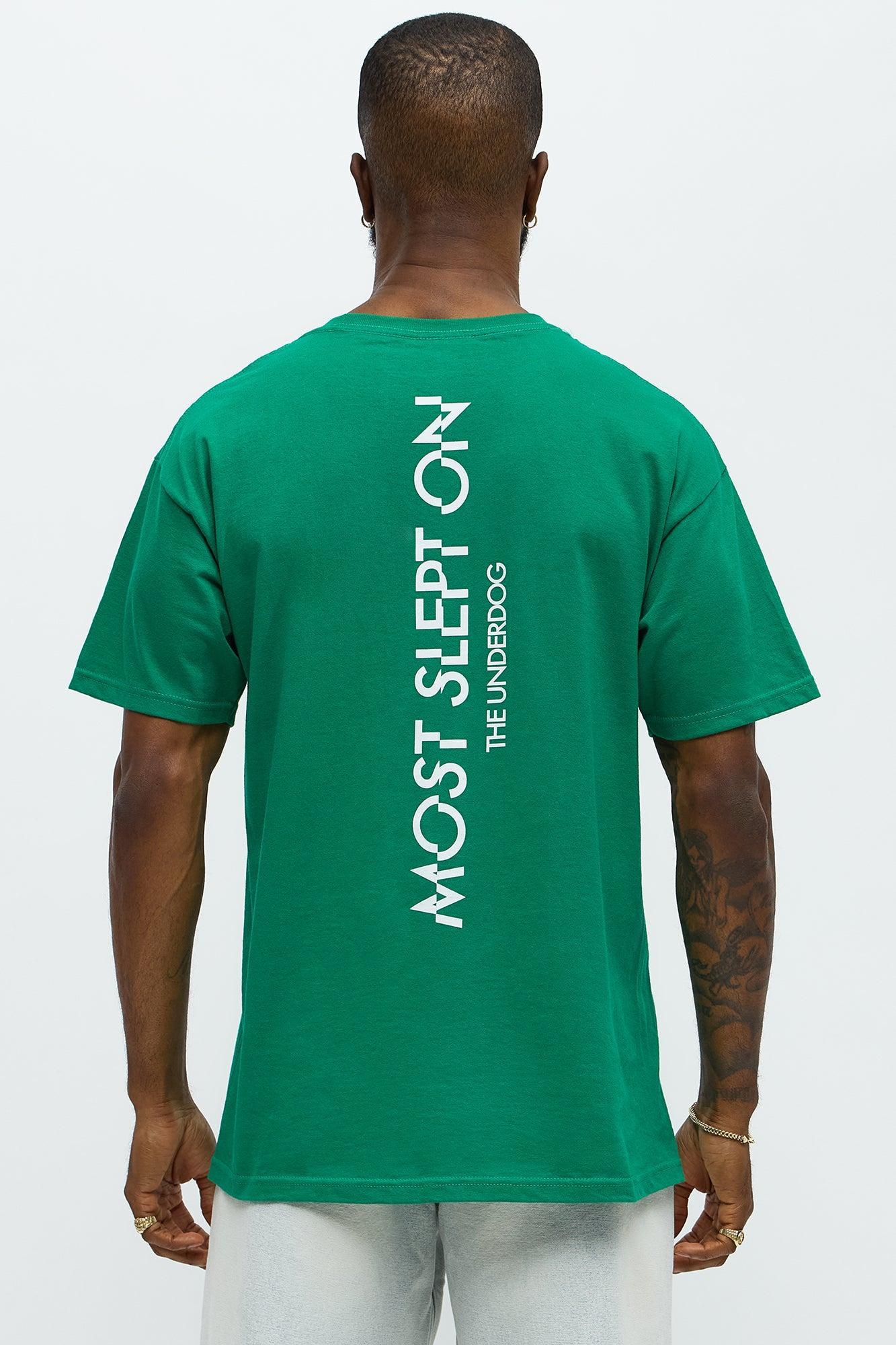 Slept On Short Sleeve Tee - Hunter Green Male Product Image