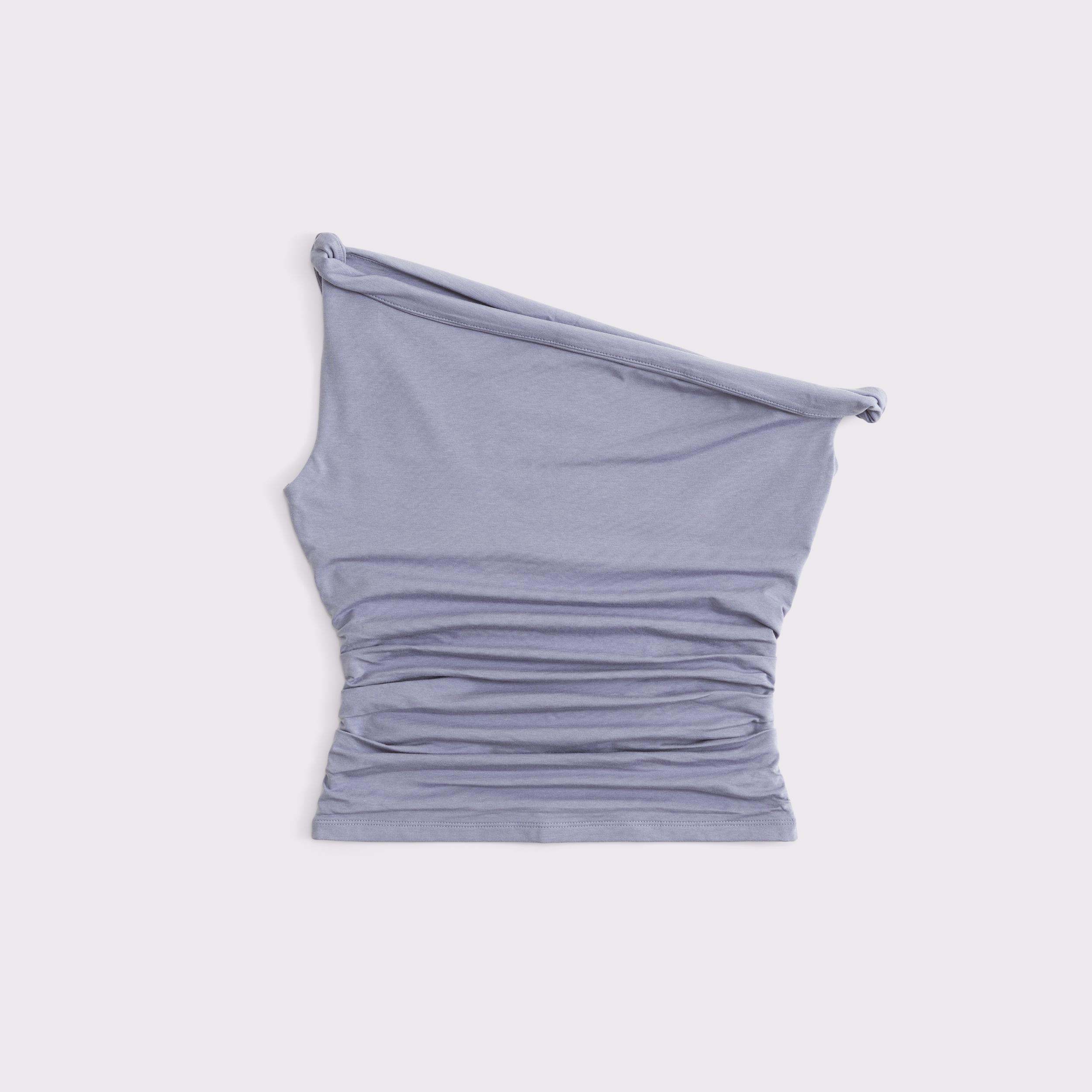 Asymmetrical Mesh Twist Top Product Image