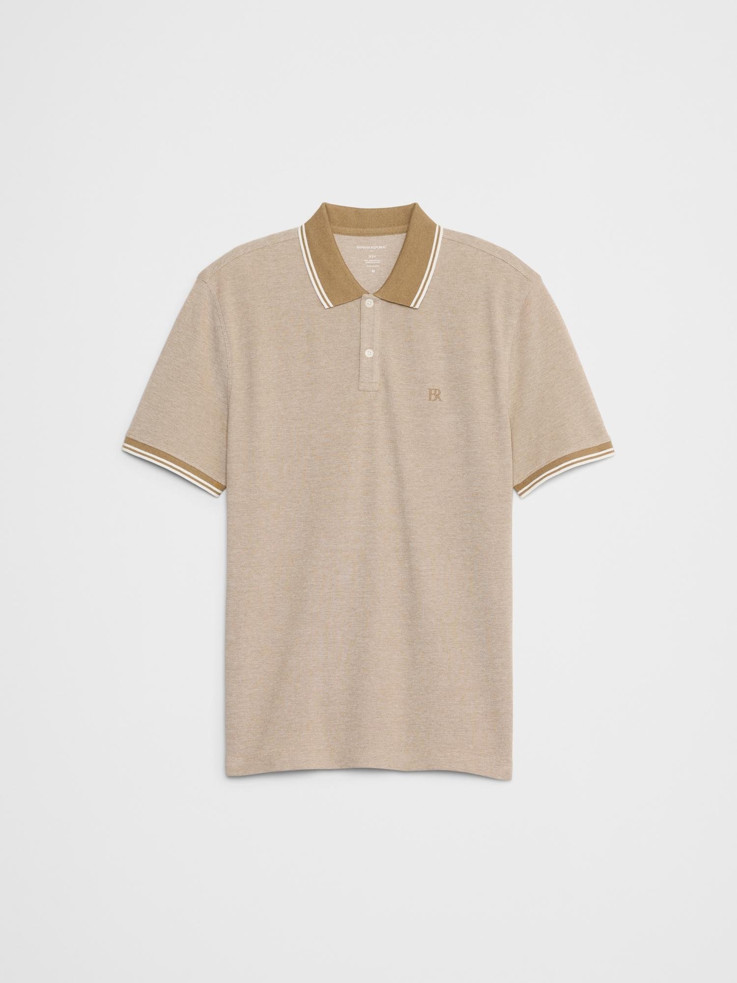 Slim Cotton Pique Polo Product Image