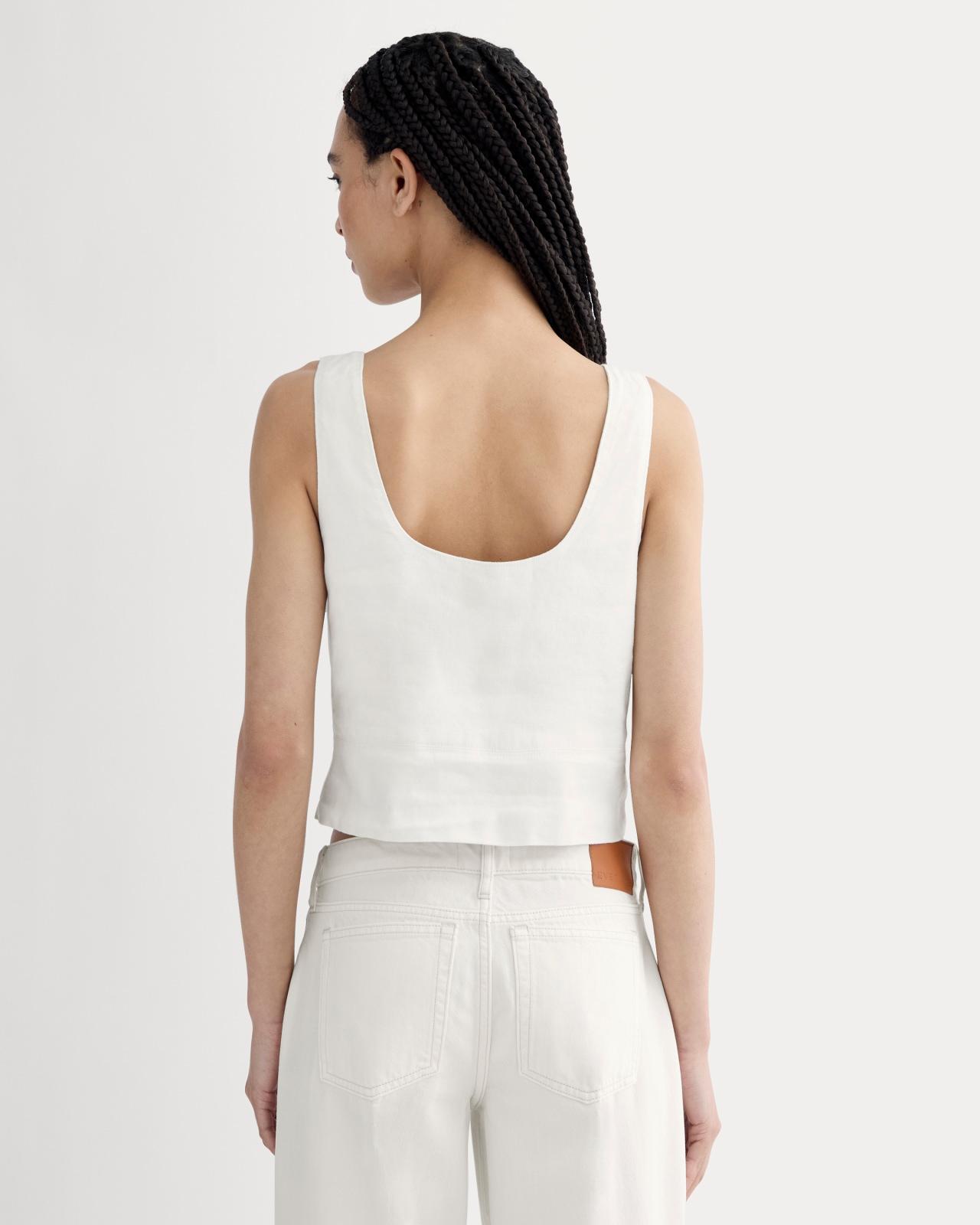 Womens Square Tank in Stretch Linen by Everlane Product Image