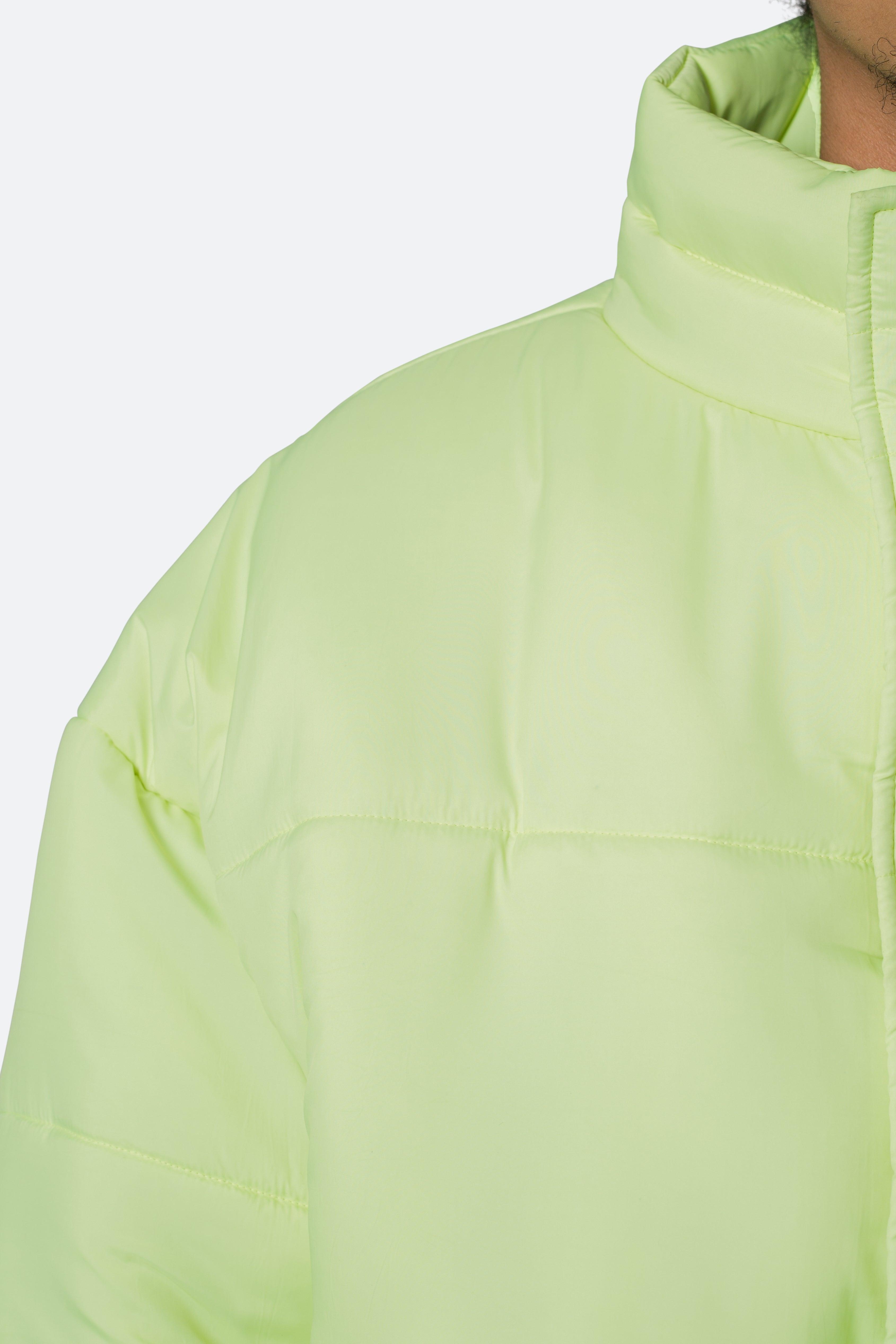 Cropped Puffer II Jacket - Green Product Image