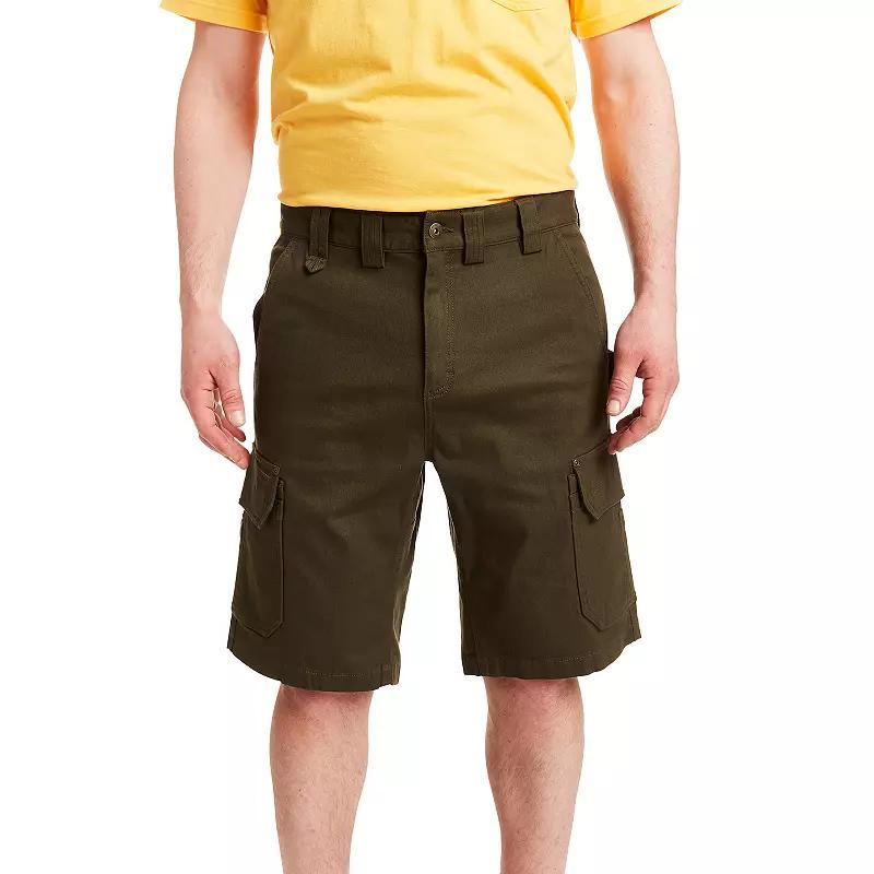 Men's Smith's Workwear 11-inch Relaxed-Fit Stretch Duck Canvas Cargo Shorts,  Product Image