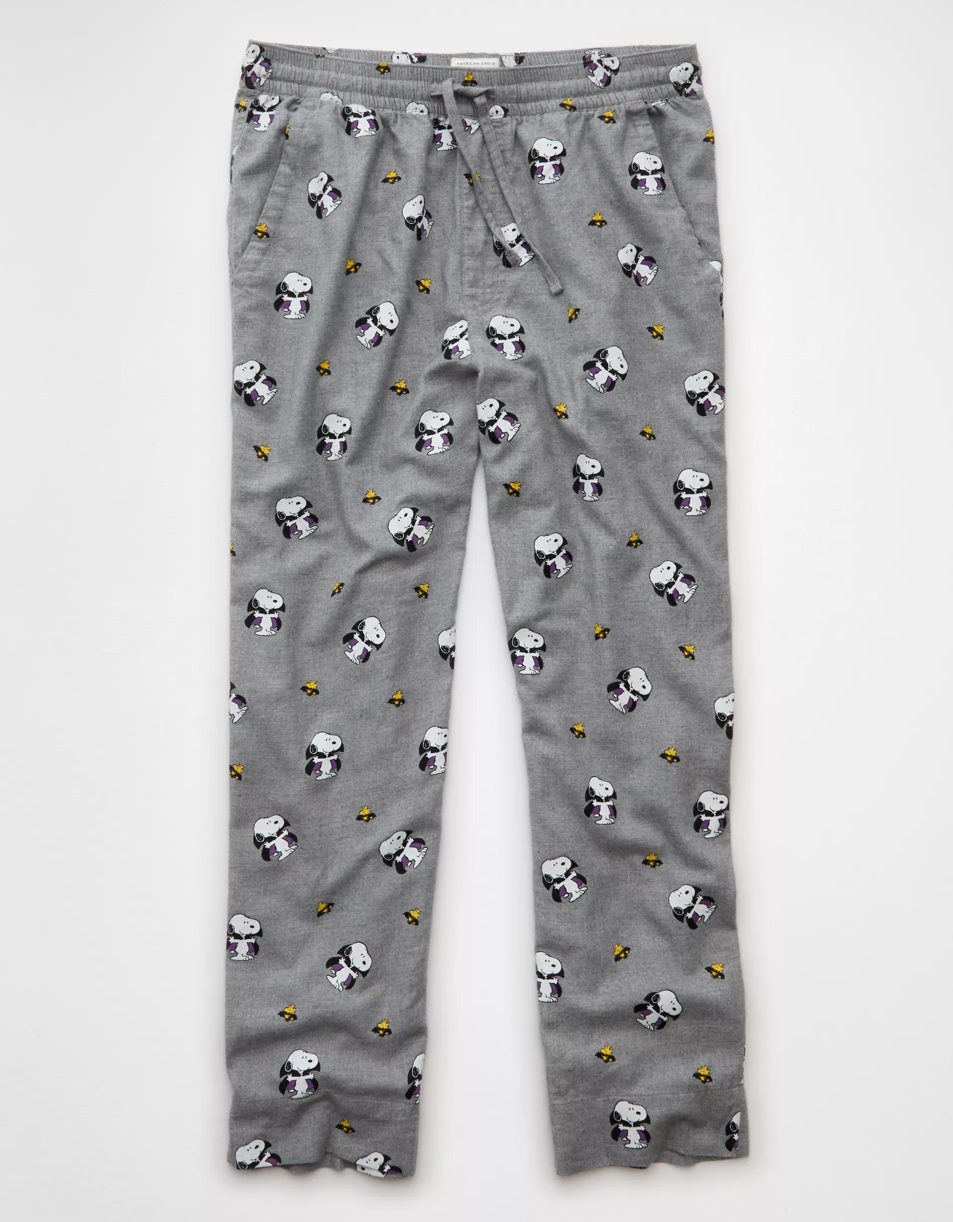 AE Snoopy Halloween Flannel Pant Product Image