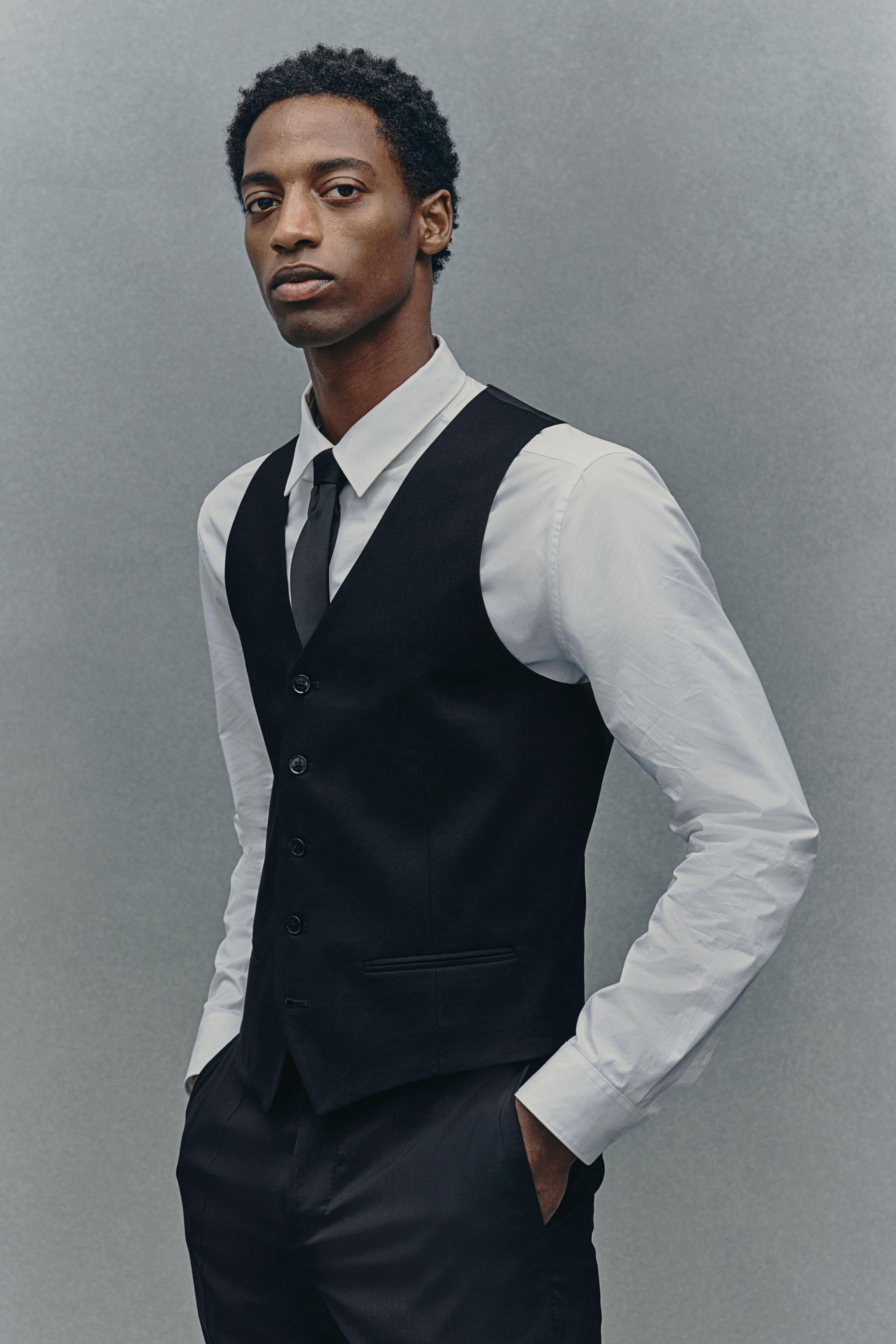 Slim Fit Suit Vest Product Image