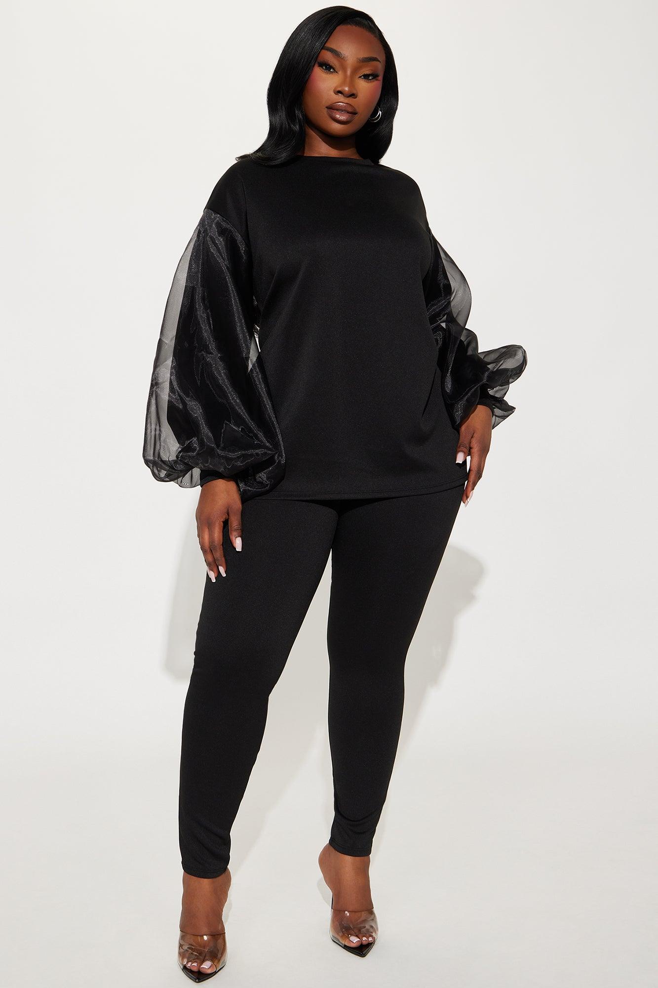 Farrah Pant Set - Black Product Image
