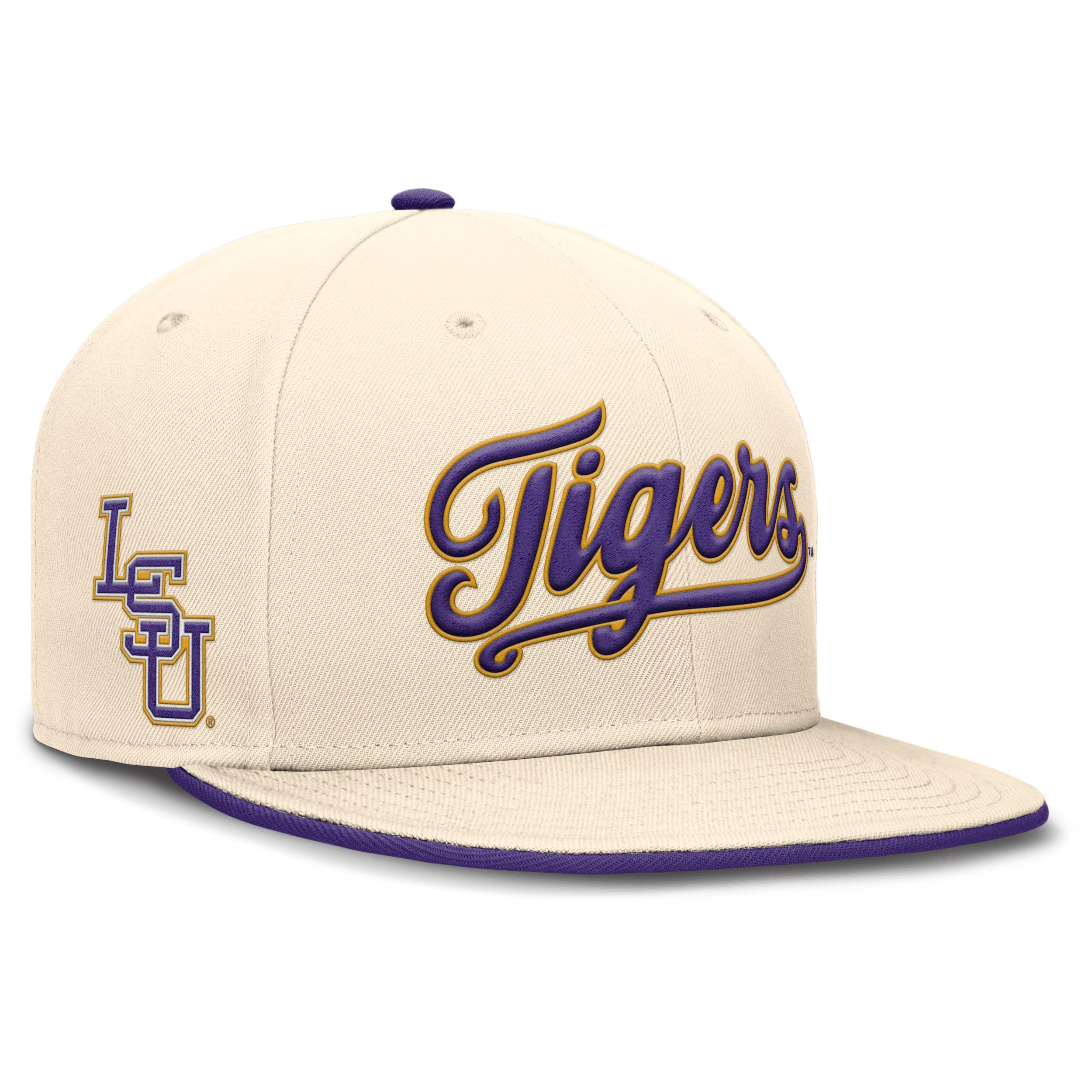 LSU Tigers Primetime True Men's Nike Dri-FIT College Fitted Hat Product Image