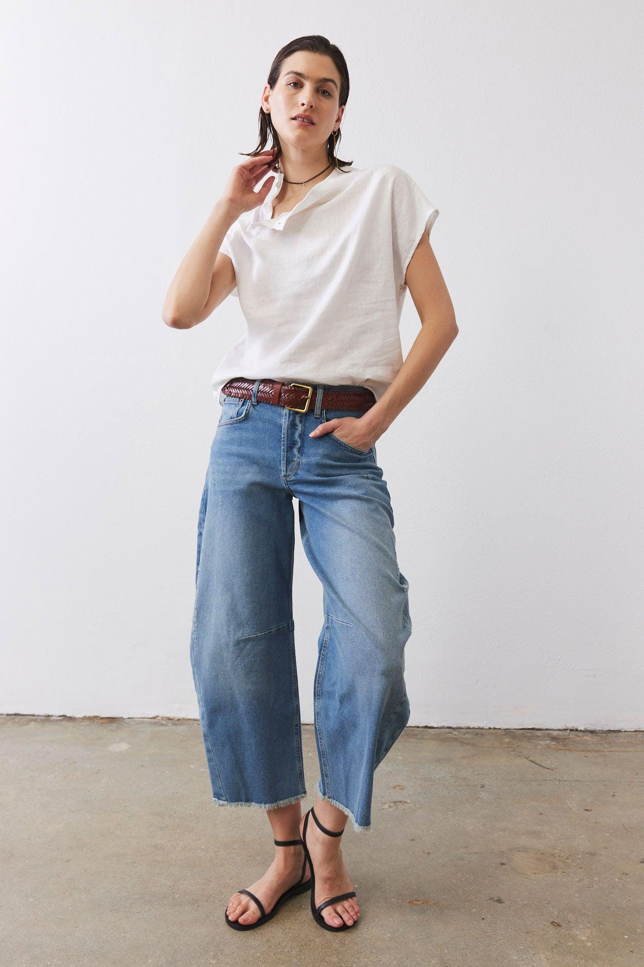 Buttoned Up Linen Top Product Image