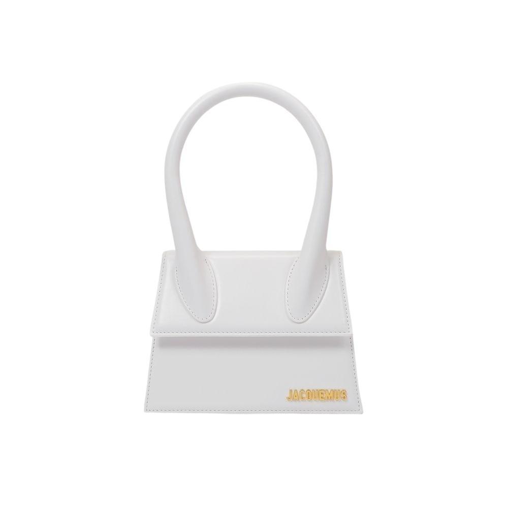 JACQUEMUS Women's Le Chiquito Moyen Bag In White Product Image