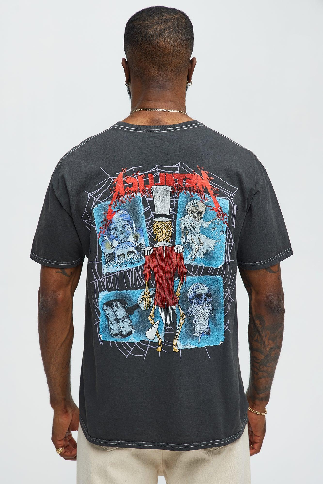 Metallica Skull Collage Short Sleeve Tee - Black Product Image